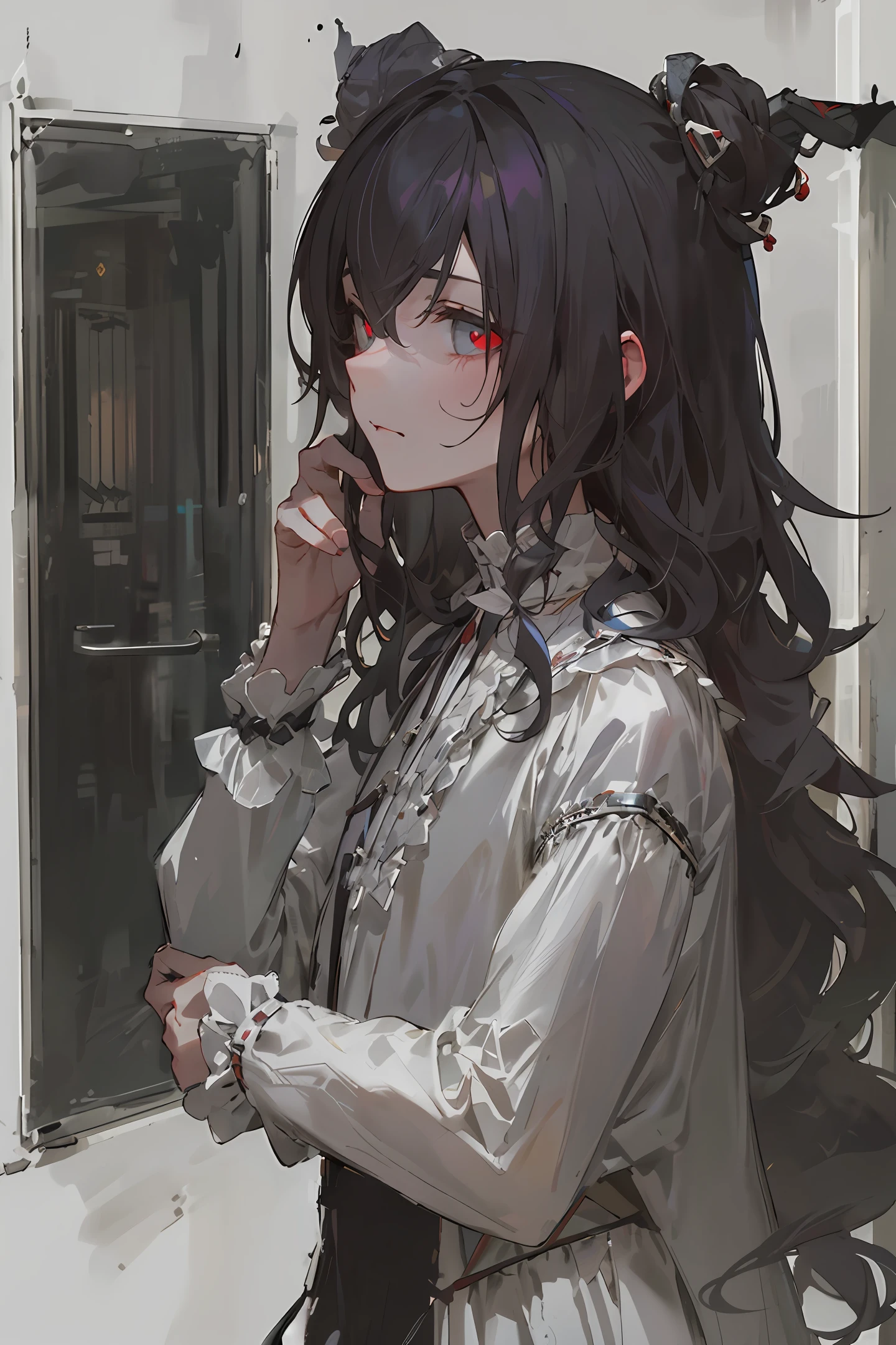 Immediately afterwards, he saw Senior Sister come out of his room disheveled，Spring is blowing，There was also a touch of crimson on his face。It felt like she was sleeping，When rubbing his eyes with his small hands，The silk robe on her body slipped from her shoulders。Fortunately, there is a huge object on the chest to block the clothes and prevent it from continuing to slide，However, the large white roundness and white shoulders of the northern hemisphere can be seen very clearly。
