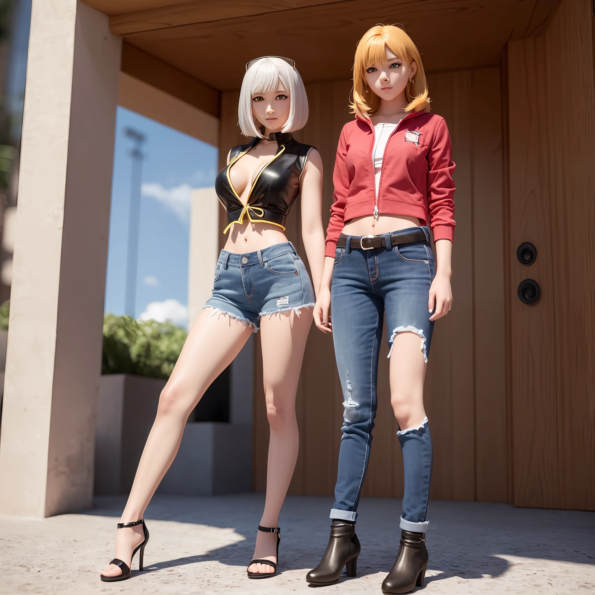 Girls 3D Gundam Blonde Full Body Golden Eyes High Glow Masterpiece Mature --auto