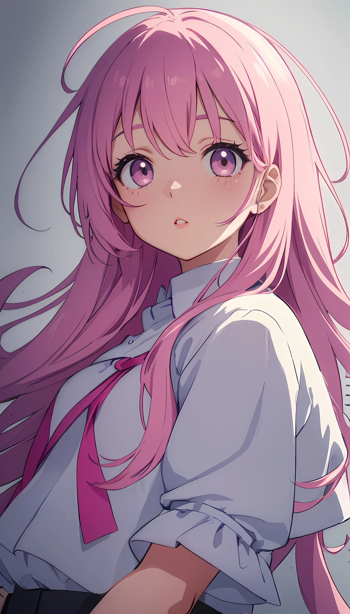 a cute little girl,pink lips,wearing a bright white shirt,in the style of soft color palette
aurorapunk,an anime illustration of her
face,animated gifs,hand-drawn
animation,charming sketches,smooth and
shiny,hazy romanticism,superflat style,white
background--ar 1:1--niji 5--style expressive --s 50