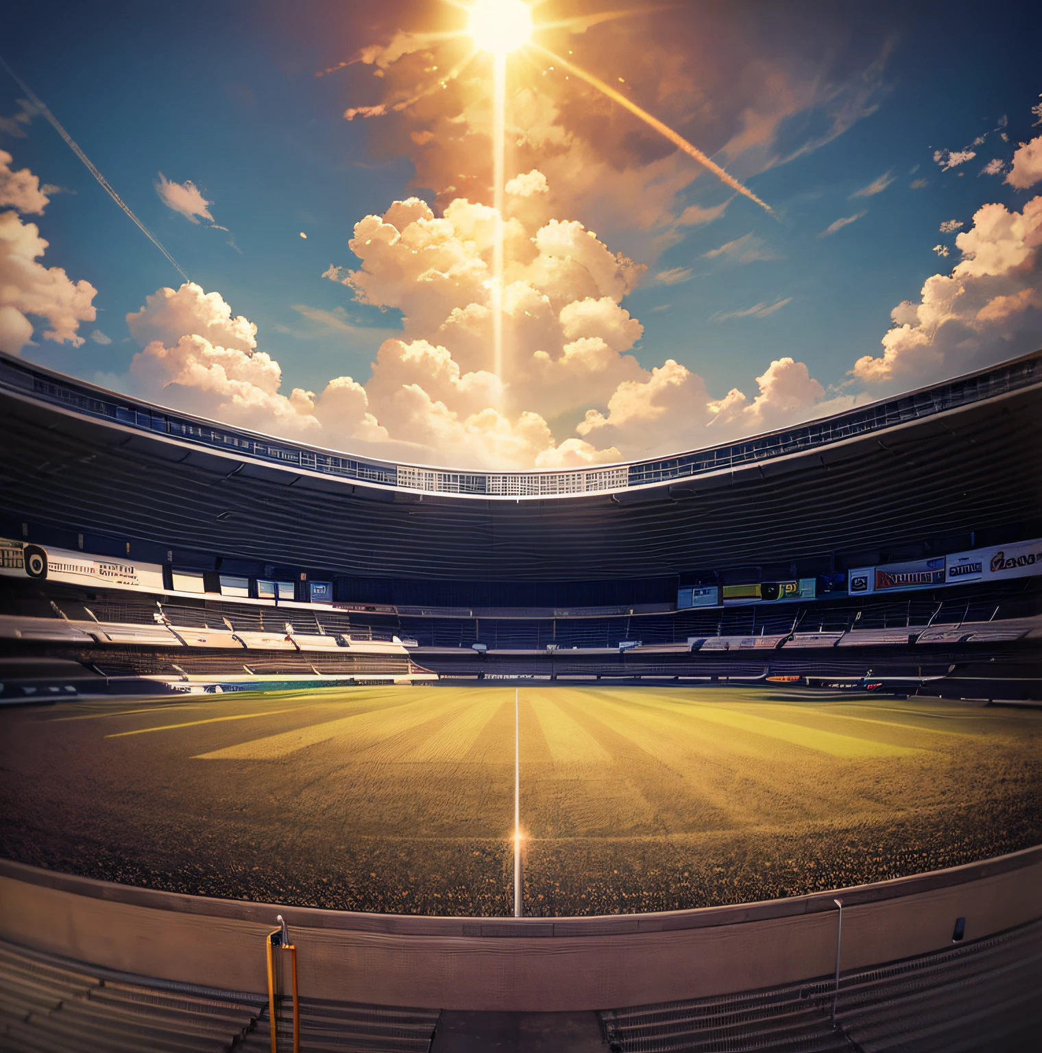 a large soccer stadium with a green field and a bright sun, football stadium, stadium landscape, paper awesome wallpaper, atmosfera deslumbrante, dramatic stadium lighting, Papel de parede vertical 4K, Papel de parede vertical 4k, fundo da arena, epic stunning atmosphere, bela atmosfera, HQ 4K papel de parede do telefone, Papel de parede vertical 8K, papel de parede do telefone, Papel de parede vertical 8k, stadium, papel de parede vertical