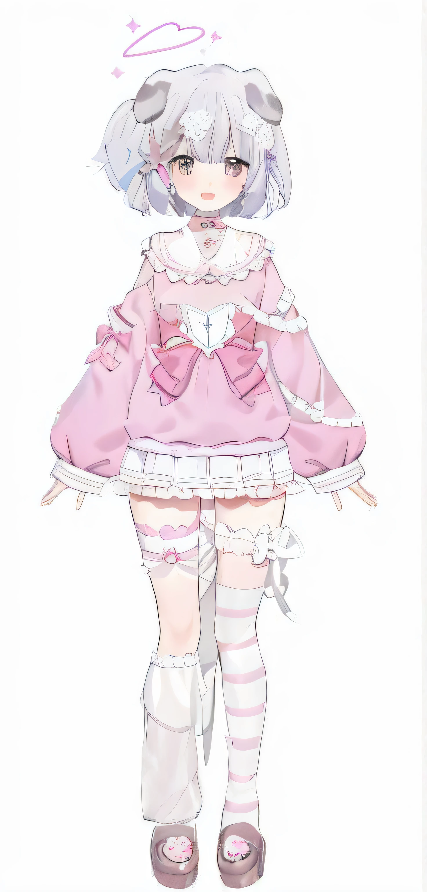 anime girl in pink dress with white cat ears and pink dress, anime full body illustration, style of magical girl, anime visual of a cute girl, full body adoptable, Anime dog girl wearing maid costume, pretty anime character design, small curvaceous , cute anime catgirl, atelier lulua, cute anime waifu in a nice dress, style of anime