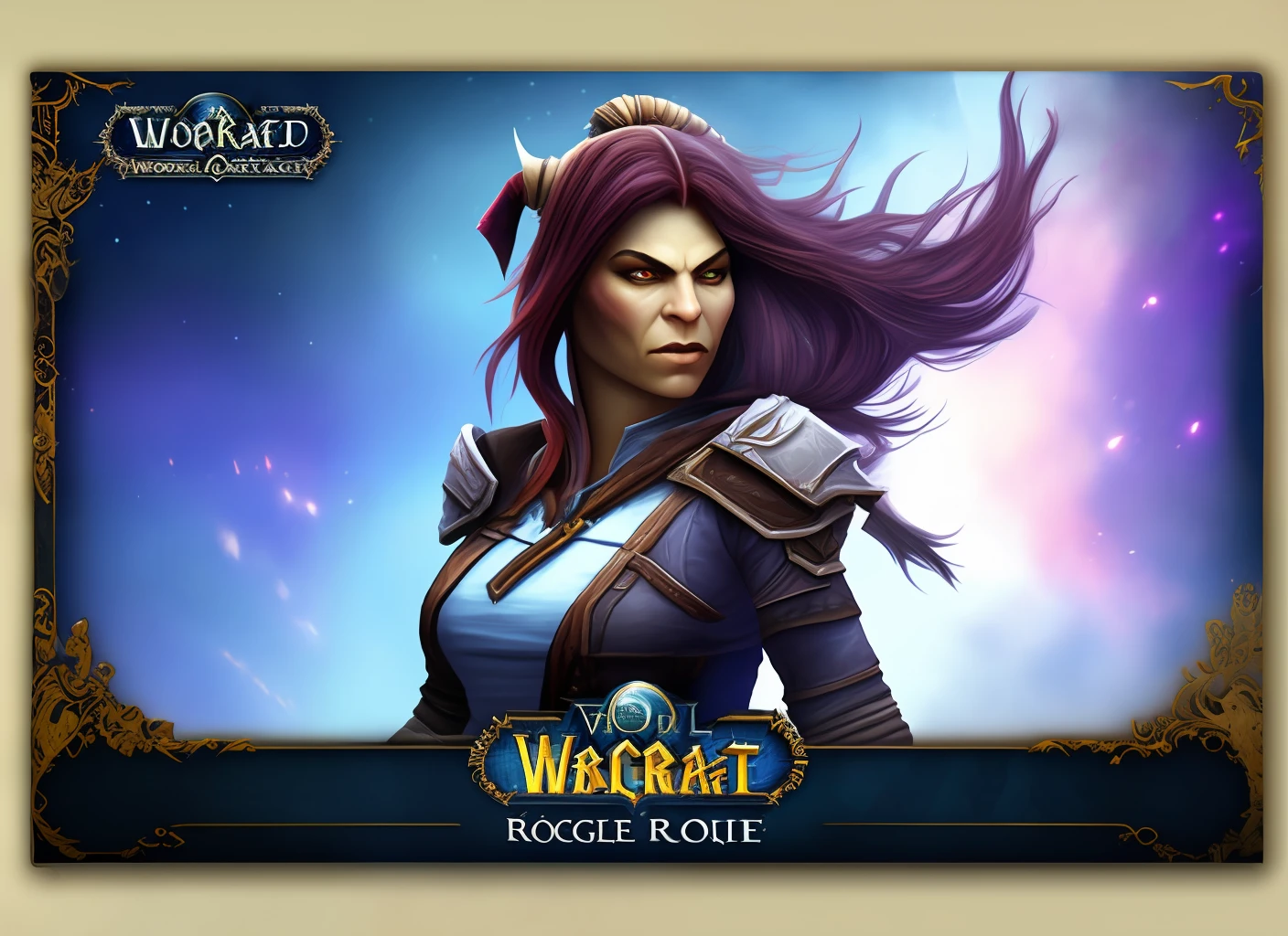 World of Warcraft Orcs Female Rogue Ogrima Tickets Duel