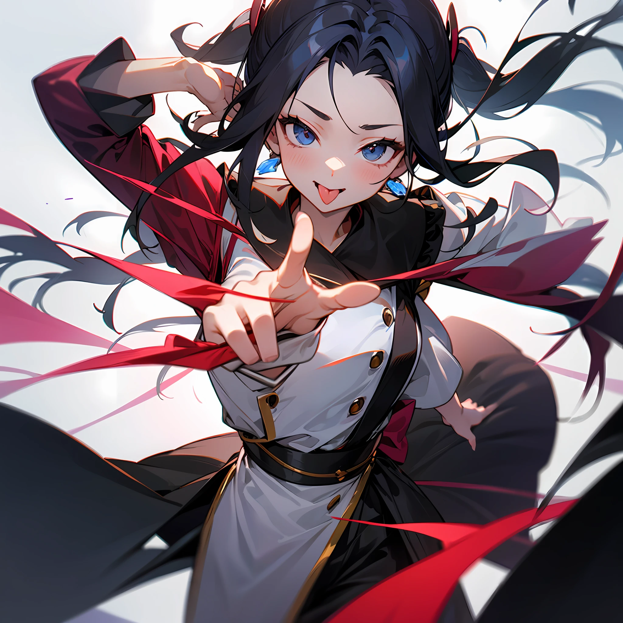 blacksilk，校服，teens girl，Stick out your tongue --auto