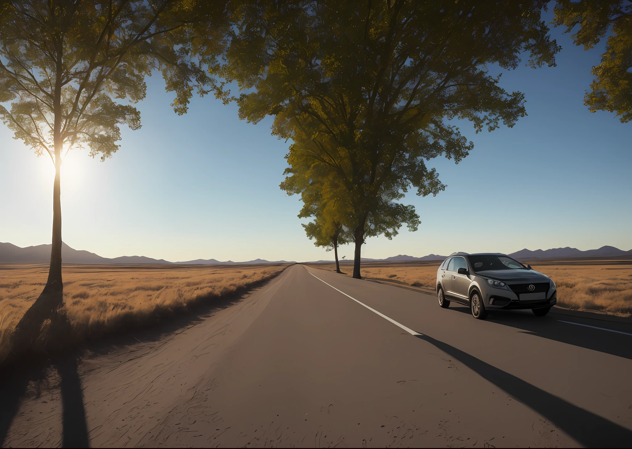 Chasing the shadow of the sun --auto