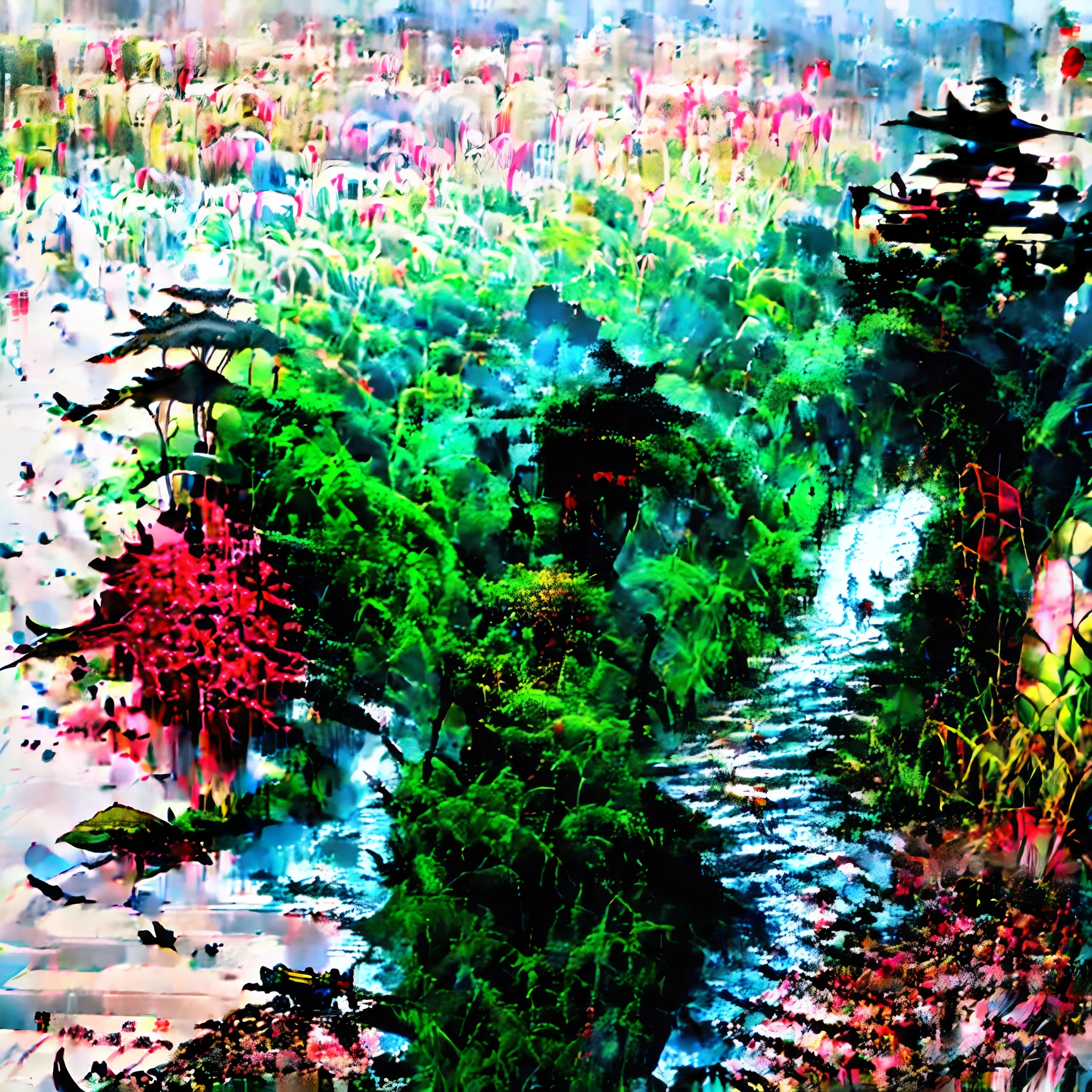 Open,Mountain peaks overlap,1 man standing on a peak,Sword in hand,China-style,Fog under the peaks,There was a Chinese dragon faintly in the mist,tmasterpiece,Best quality at best,The man is centered on the mountain on which he stands