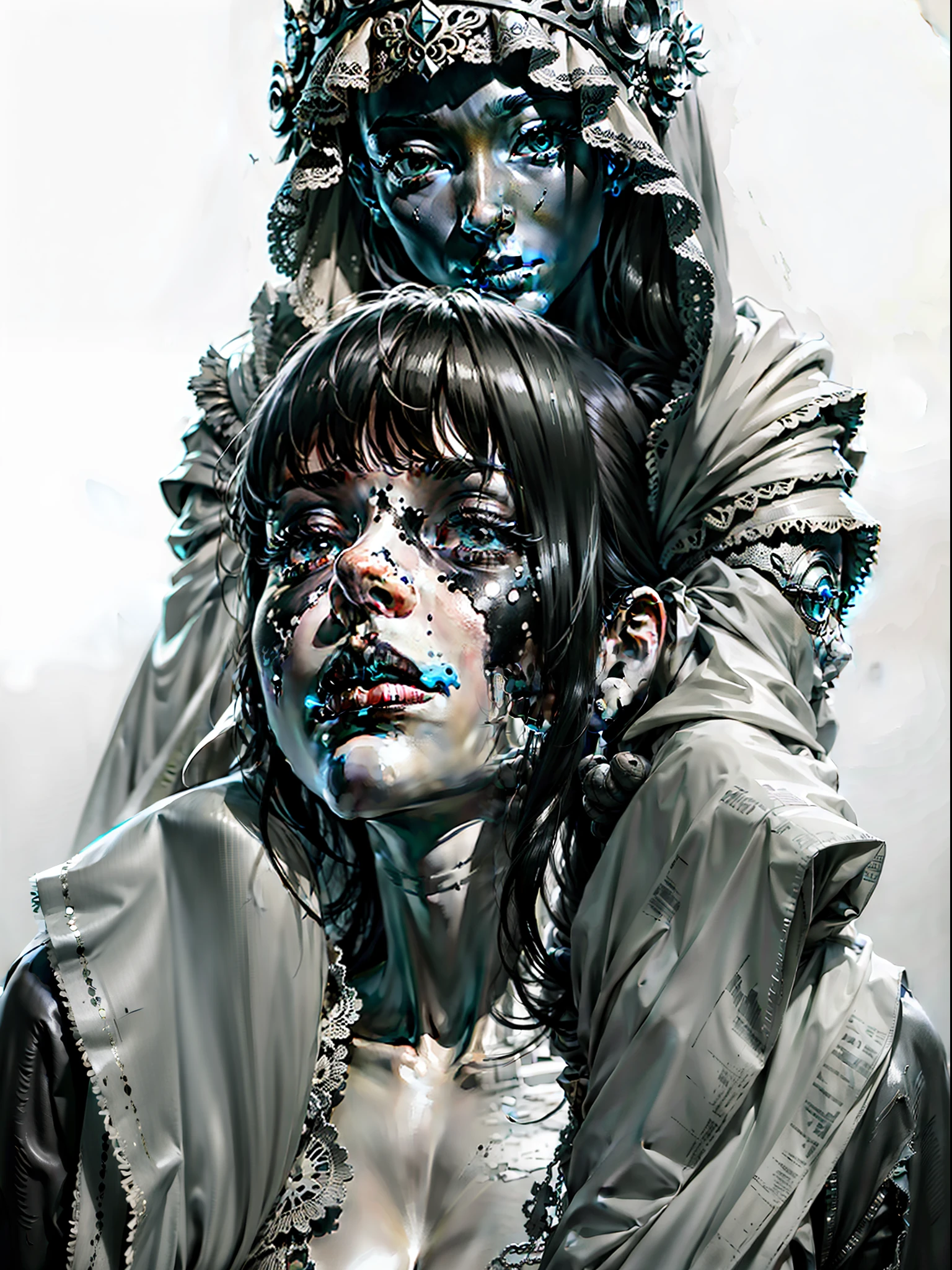 Realist,HD,Sculptural,Dilapidated,The dim,Divine,Black and white