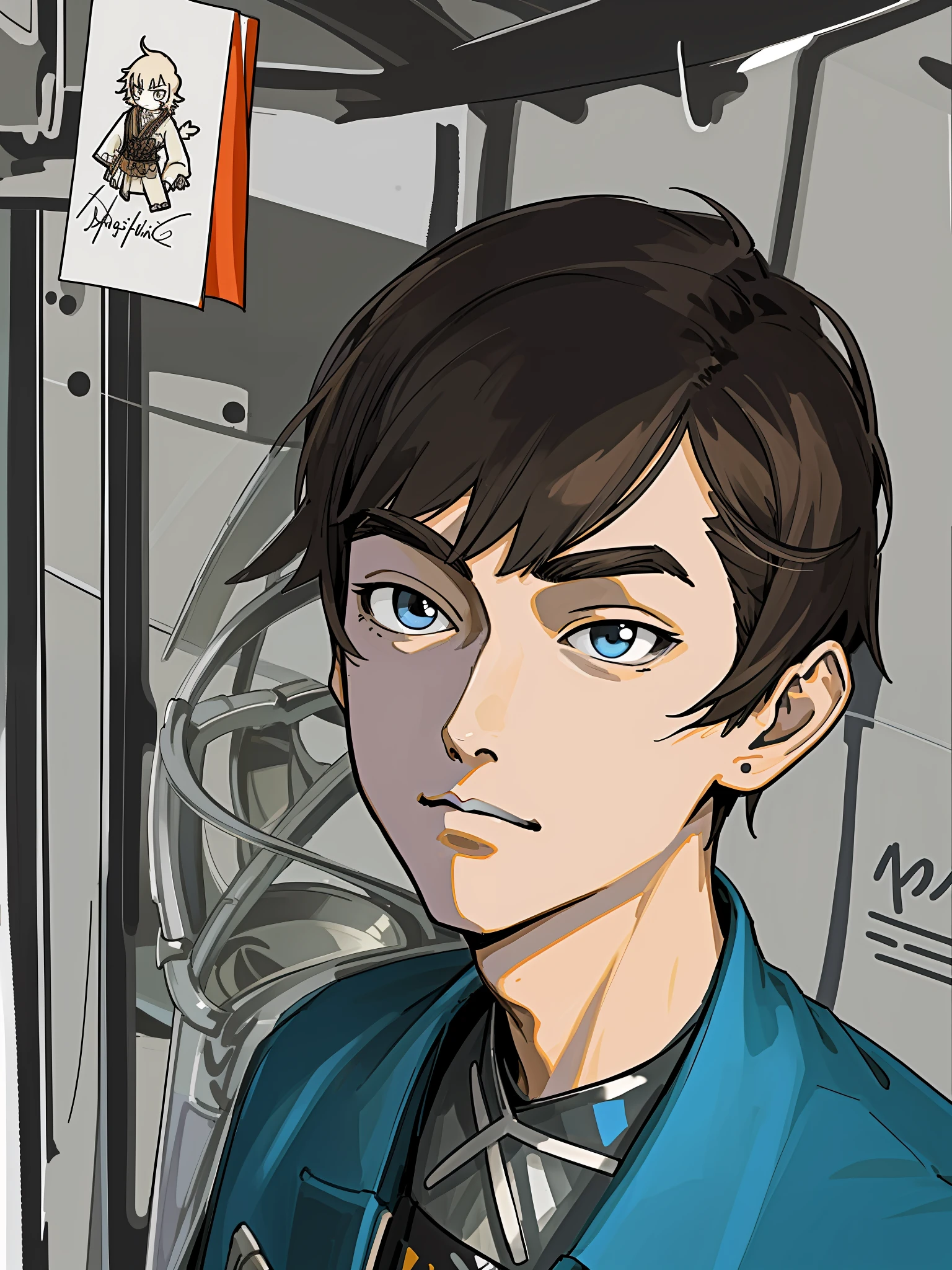 tmasterpiece, best qualtiy, ultra - detailed, illustration,Handsome