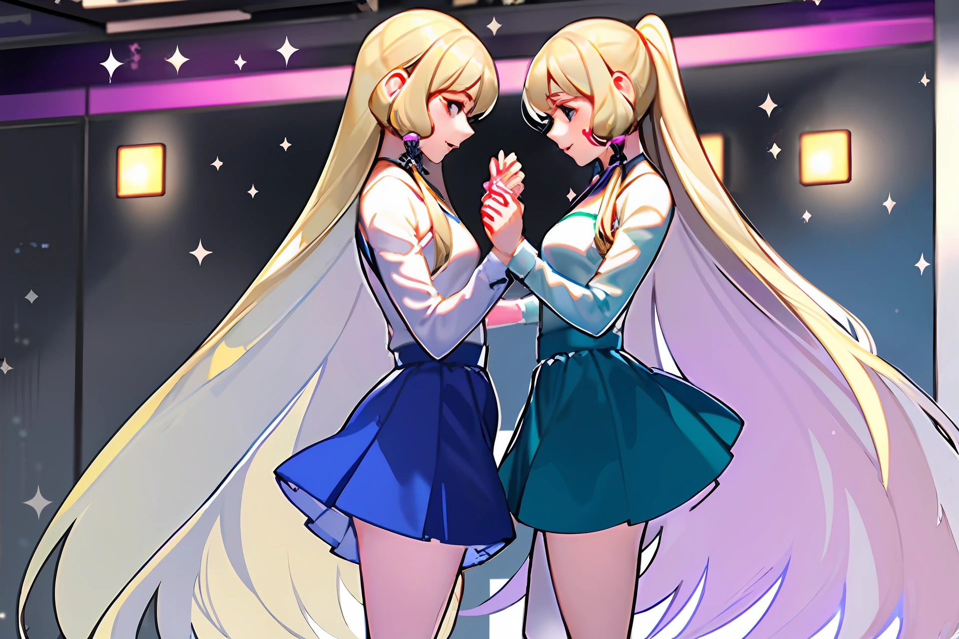 Spread your legs, lift your skirt, and wait for a loli with long ponytail hair to have a good relationship with her husband