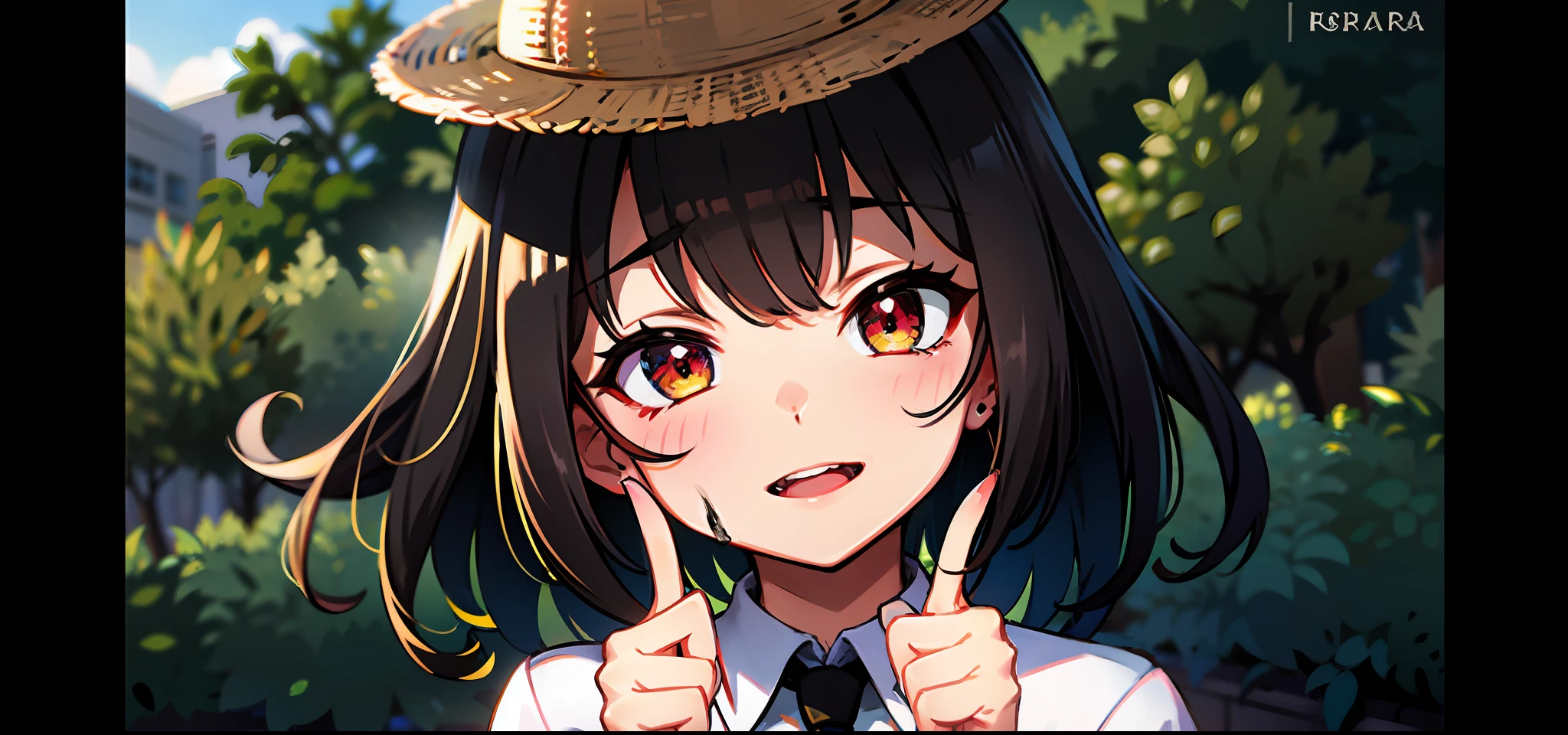 there is a woman with a tie making a peace sign, cara muito clara, her face is coated in a whitish, her face is coated in a white, Anime Menina Tailandesa, creme pingando no rosto, rosto bonito claro, her face is covered with mud, Loli, face showing, SSS, Asian face, tiro no rosto, com rostos molhados!!, rosto molhado