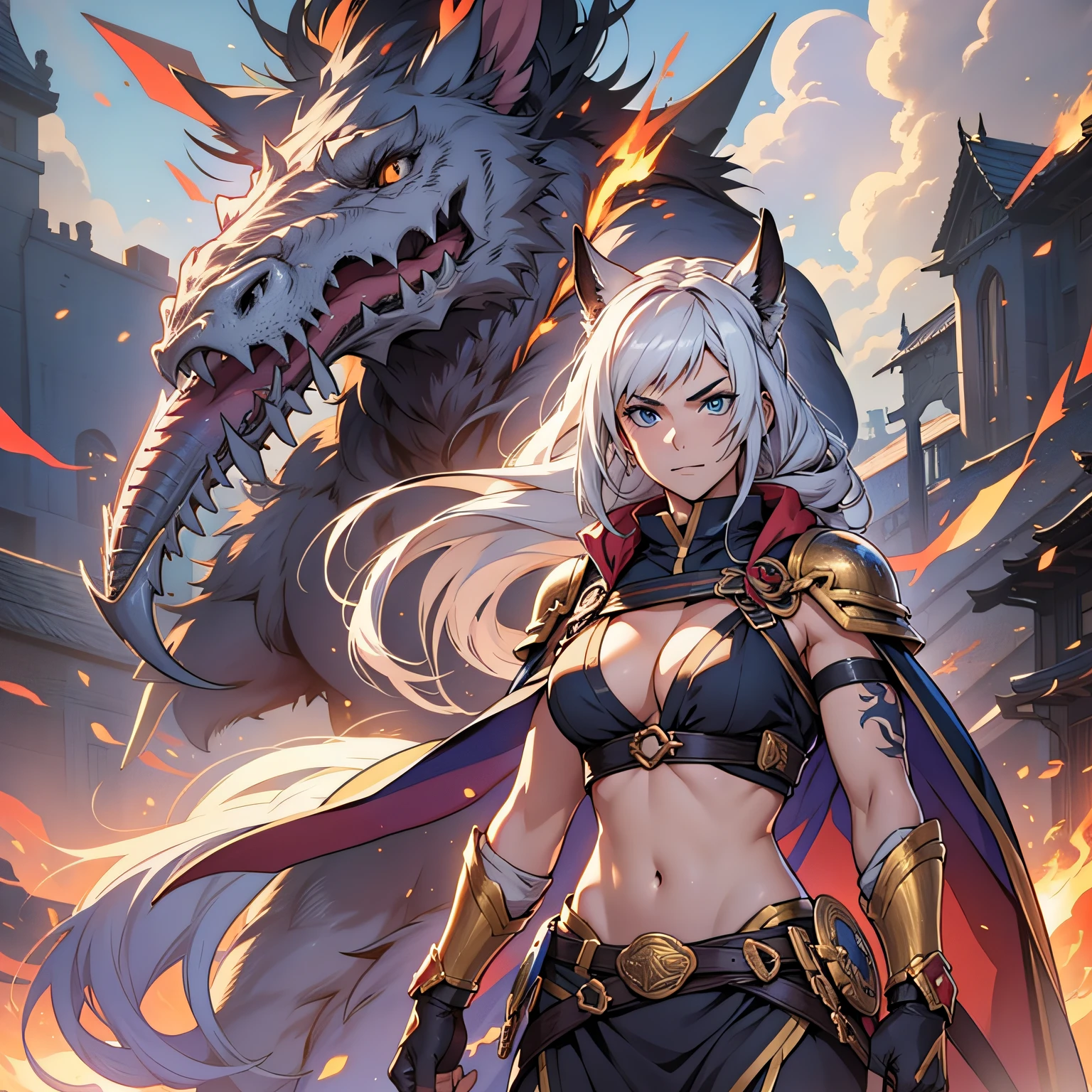 create a super realistic art of Phoenix Ikki from the drawing knights of the zodiac --auto