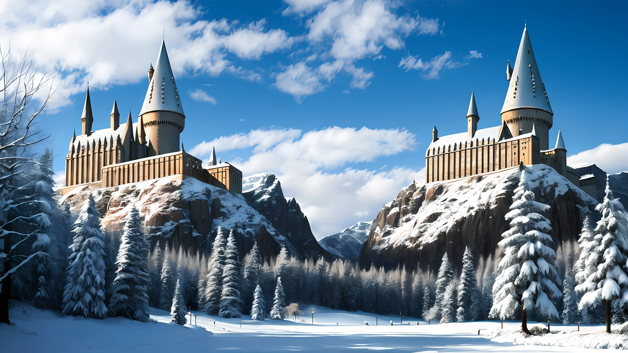 Hogwarts winter