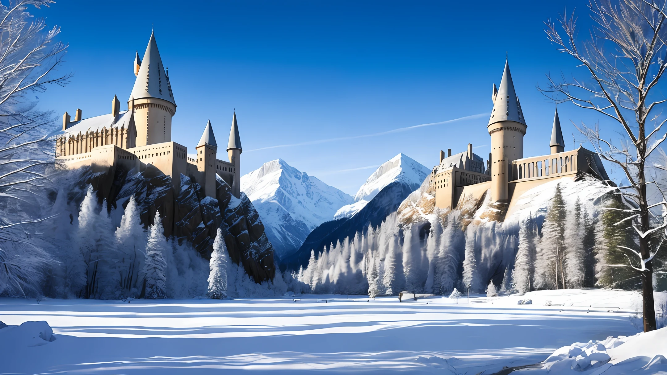 Hogwarts winter