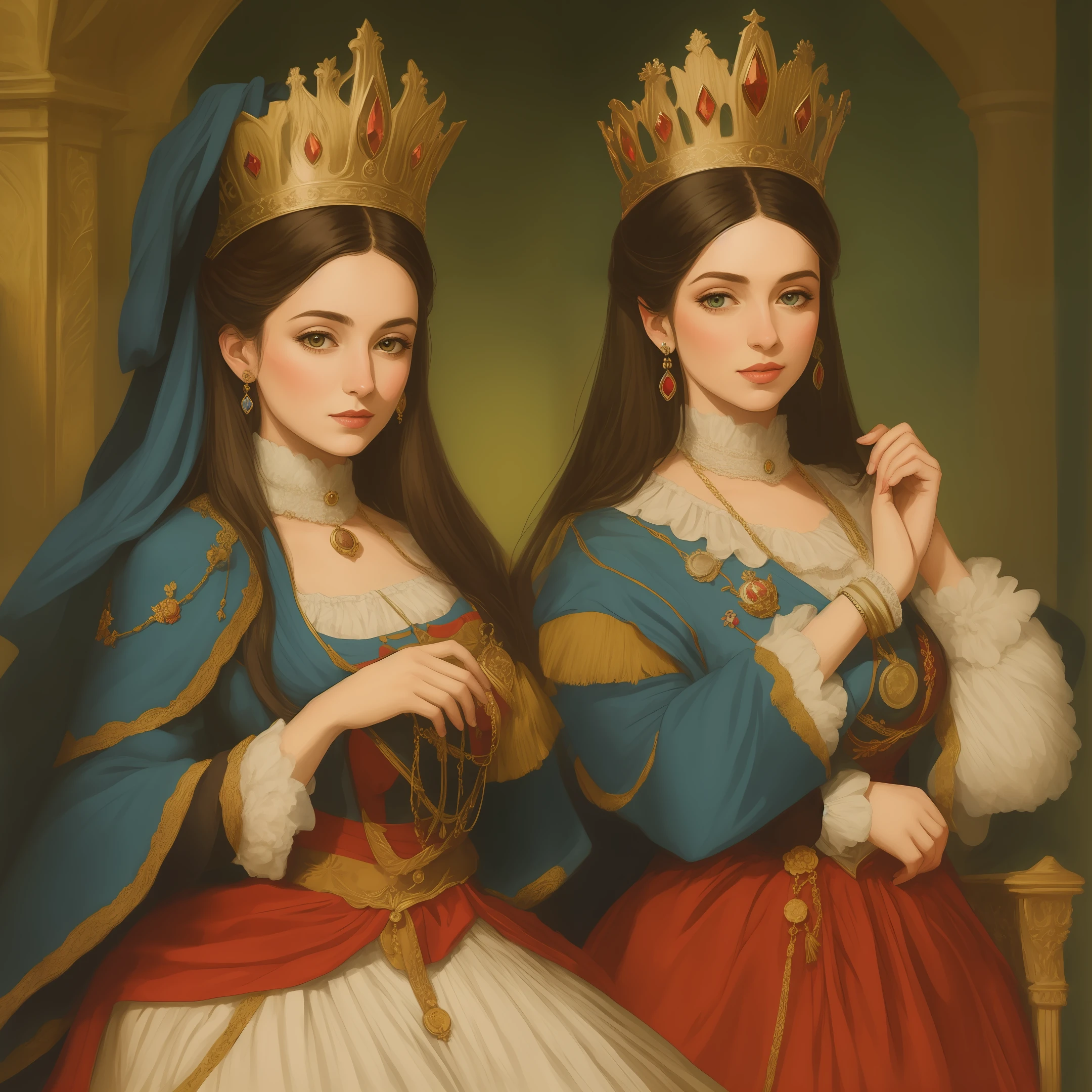 Queen of Wales Illustration