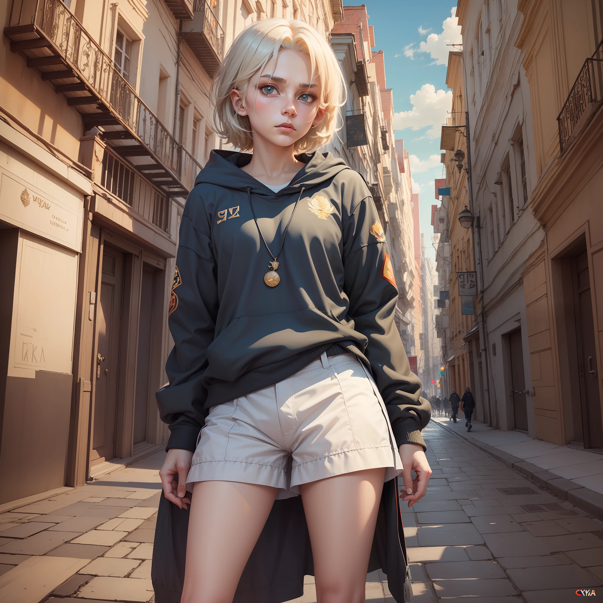 (((((Cyka Blyat))))),A highly detailed propaganda poster, assista a anime, Arte Pop, tipografia, papel vintage, thirds rule, trending on ArtStation, UHD , Baixo duro russo, roupas adidas,