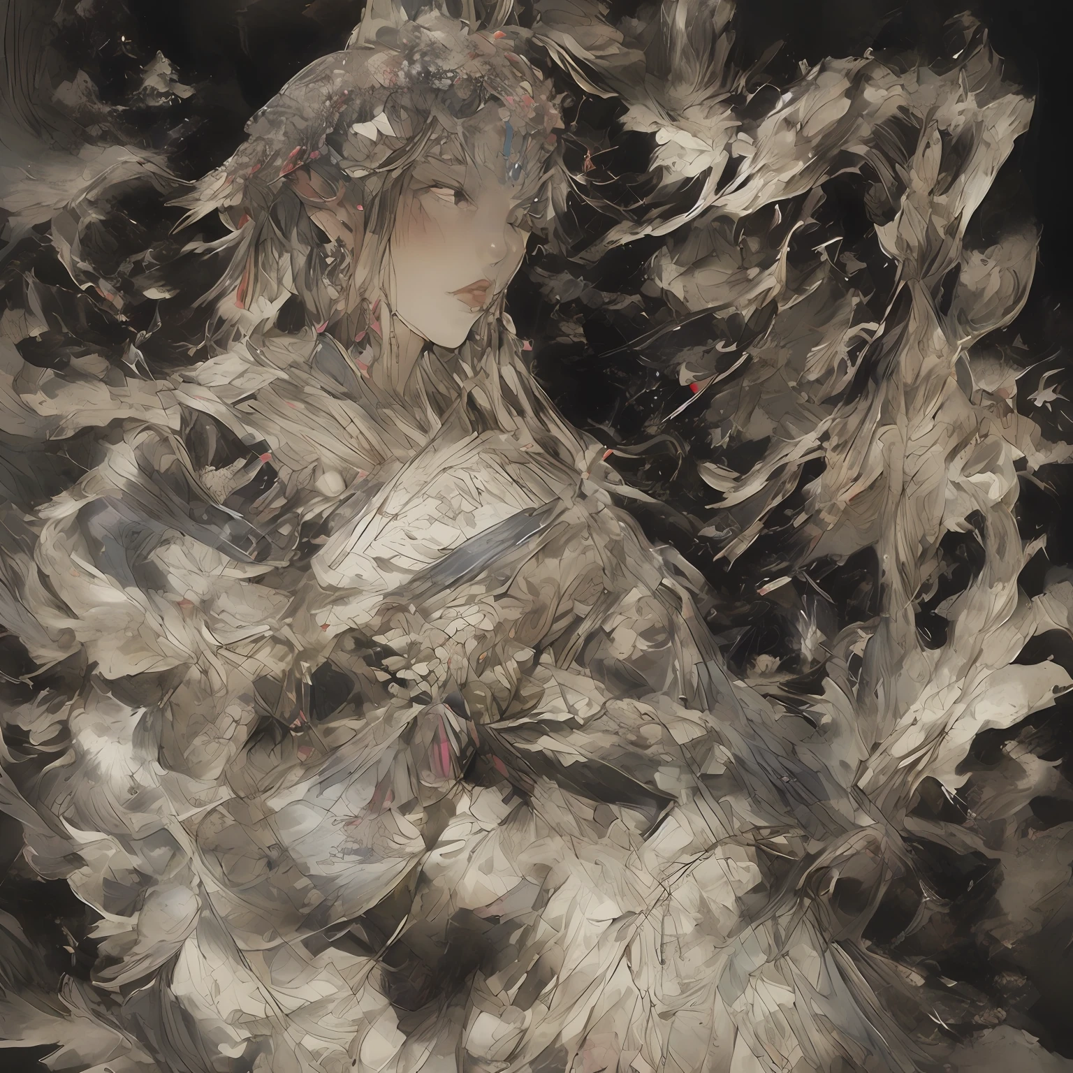 tmasterpiece,Best quality at best,offcial art,8k wallpaper,非常详细,illustratio,1BOY,fashionable attire,Wrist watch,athletic sneakers,squatt,Hands naturally droop,jaqueta com capuz,Street side, There is a white liquid on the underparts --auto