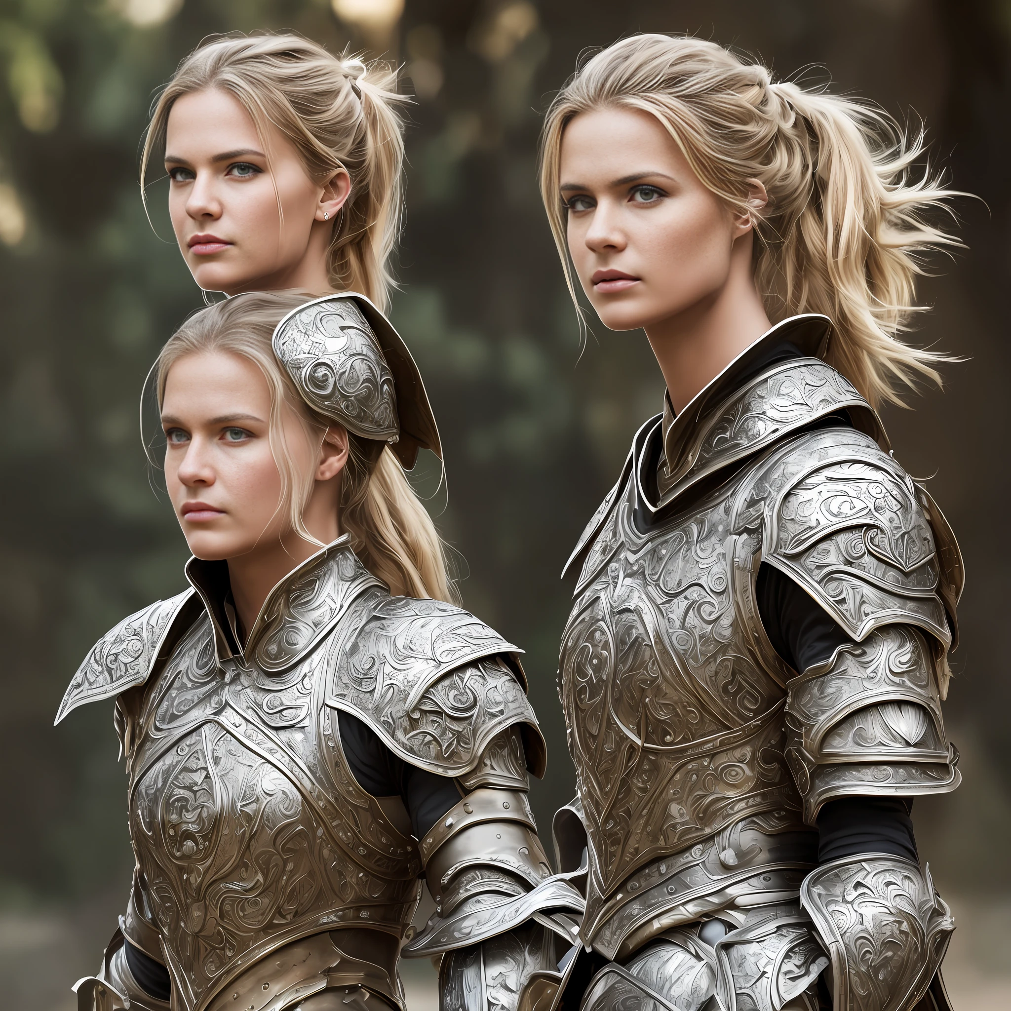 (8K, best quality:1.2), (masterpiece:1.37), (photo, photorealistic:1.37), (ultrahigh-res), full body, walking pose, shot from front, slow motion, female paladin wearing the full body, (light silver armour:1.2),(ornately decorated armor), (insanely detailed, bloom:1.5), (highest quality, Alessandro Casagrande, Greg Rutkowski, Sally Mann, concept art, 4k), (analog:1.2), (high sharpness), (detailed pupils:1.1), detailed face and eyes, Masterpiece, best quality, (highly detailed photo:1.1), (long blonde Hair, ponytail,ecstatic:1.1), (young woman:1.1), sharp, (perfect body:1.1), realistic, real shadow, 3d, (temple background:1.2), (by Michelangelo), photographed by Canan EOS R6, 135mm, 1/1250s, f/2.8, ISO 400 --auto