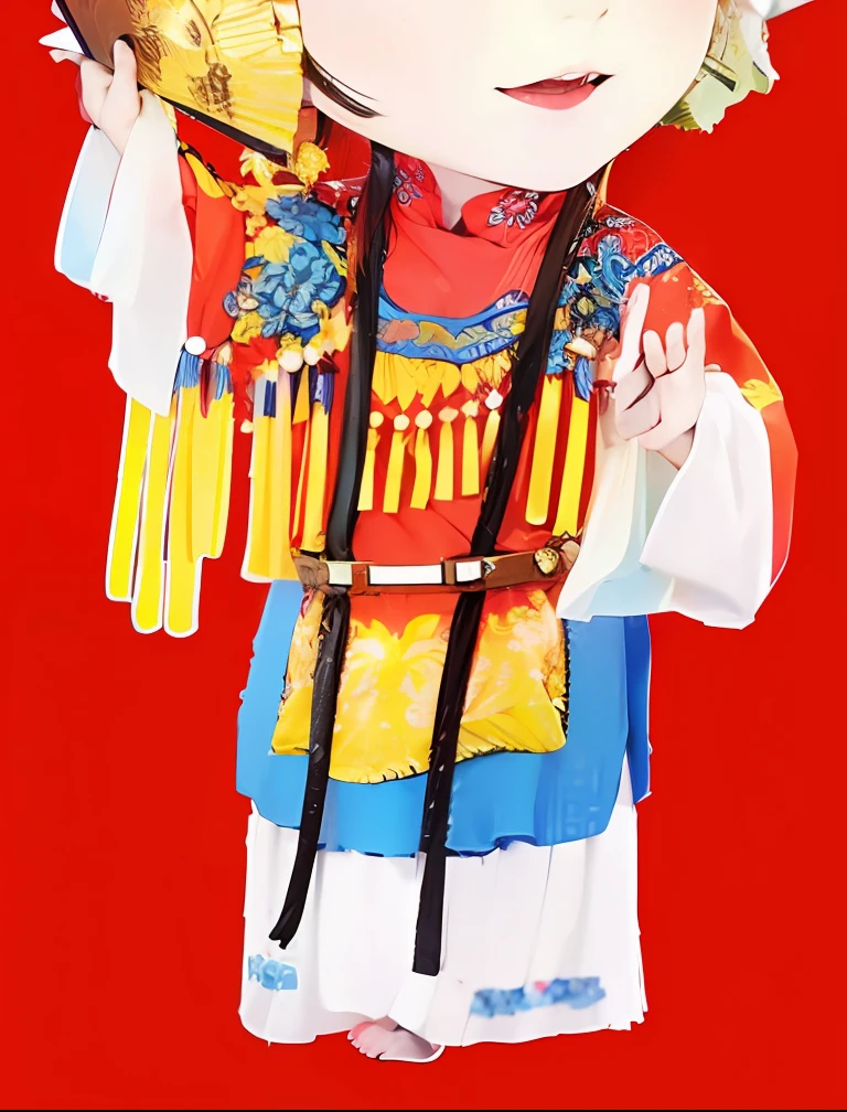 best quality, masterpiece, highres, (exquisite body:1.5),gorgeous face,(milky skin:1.3),intricate details,high resolution,wallpaper,
1girl, solo, dress, hair ornament, (((gold and red dress))), flowers, long hair, brown hair, closed mouth, jewelry, long sleeves, hand up, wide sleeves, big eyes,floating hair, chinese clothes, hanfu, embroidery, long skirt, natural pose, falling petals, indoor,fanning, lantern,
16K,HDR,highres,depth field,(film grain:1.1),boken,golden hour,(lens flare),vignette,rainbowing,(color grading:1.5)