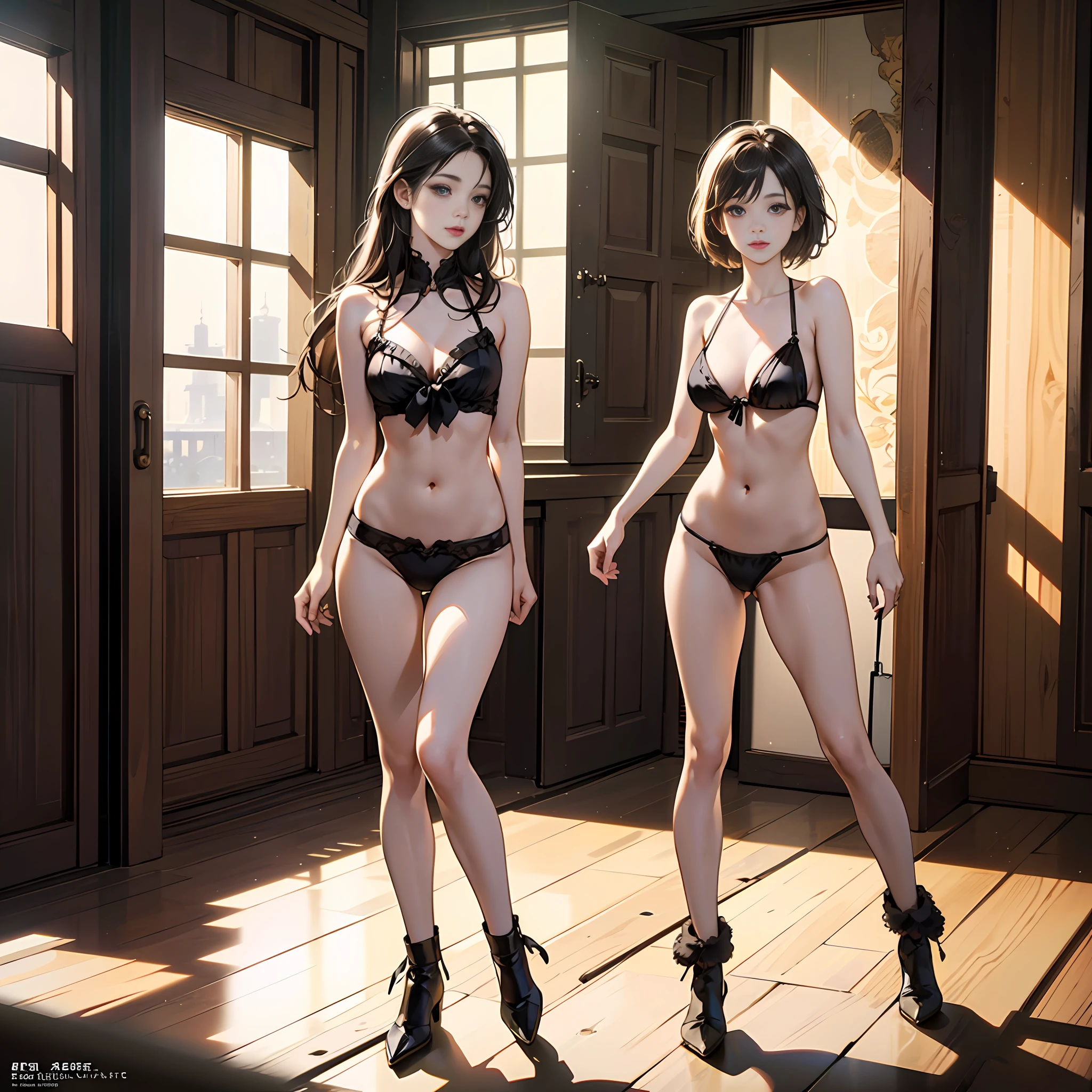 Ultra photo realsisim, Photo, Photorealistic, High quality, Realistic style, Full body, High definition, High quality, Realistic, shaded, Photorealism, Ray tracing, 8K, hyper HD, (jpn, toyko, CityView, In front of the window, Stand under the gaze, (Hyper-realistic), (illustratio), (A high resolution), (8K), (extremely higly detailed), (Most Best Illustration), (美丽细致的眼睛), (best qualtiy), (ultra - detailed), (tmasterpiece), ( the wallpaper), (Detailed face), 独奏, 1个Giant Breast Girl, looking at viewert, the detail, Detailed face, in the darkness nigth, deep shading, low tune, pureerosfaceace_V1, ssmile, A half body, See-through super little bikini, (( Camel hooves) ),, Long legs, Big breasts Thin waist, Cocked buttocks, Ultra-fine makeup, Ultra-fine lining, leg apart