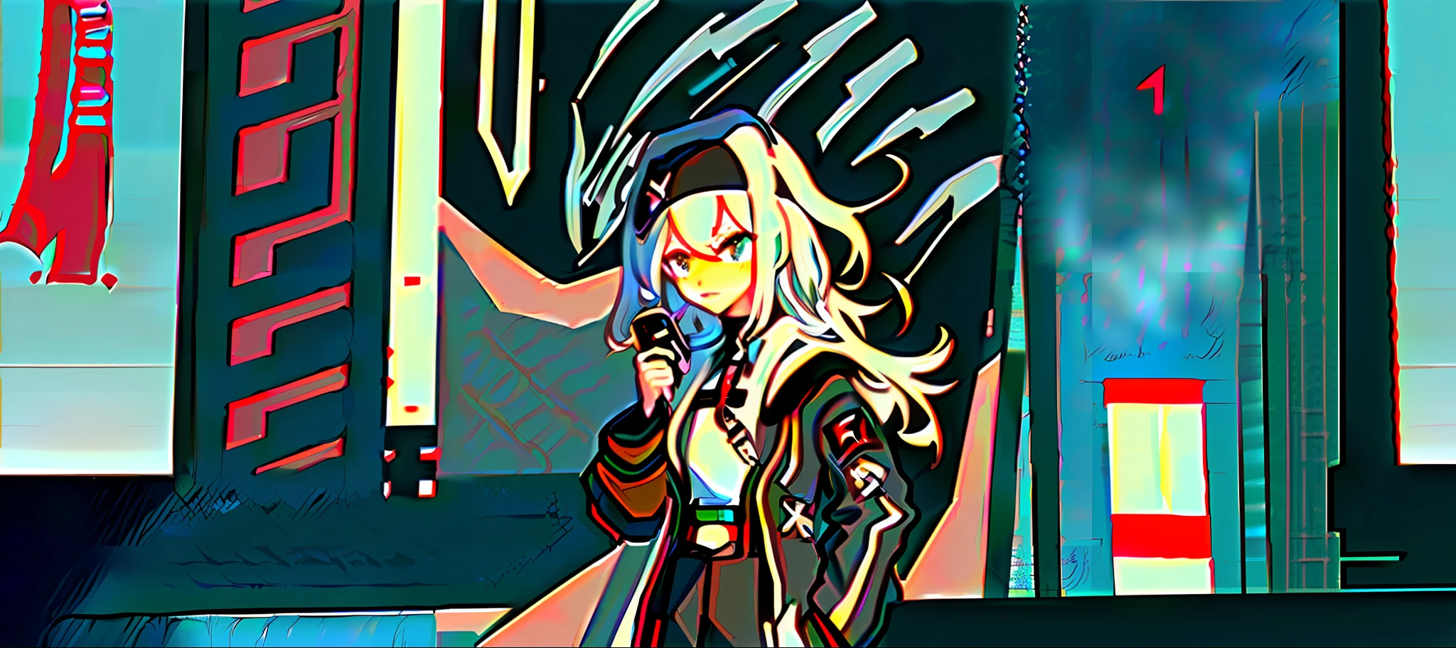 anime character in a brown coat and hat talking on a cell phone, from girls frontline, Female protagonist 👀 :8, girls frontline style, Fine details. Girl Front, Girls Frontline CG, girls' last tour, girls frontline universe, Guviz, New Xiangcheng, Guviz-style artwork, Girl Front, Kantai collection style, Female protagonist，Red crossbow arrow