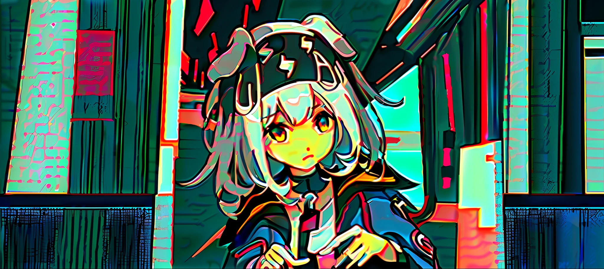 anime character in a brown coat and hat talking on a cell phone, from girls frontline, Female protagonist 👀 :8, girls frontline style, Fine details. Girl Front, Girls Frontline CG, girls' last tour, girls frontline universe, Guviz, New Xiangcheng, Guviz-style artwork, Girl Front, Kantai collection style, Female protagonist,Red crossbow arrow