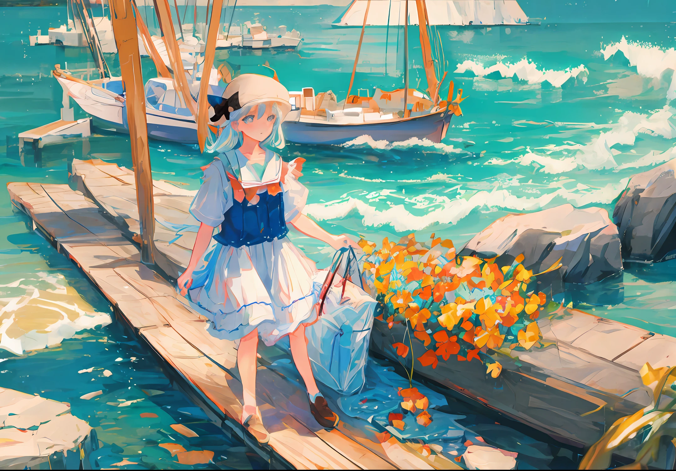 A by the sea