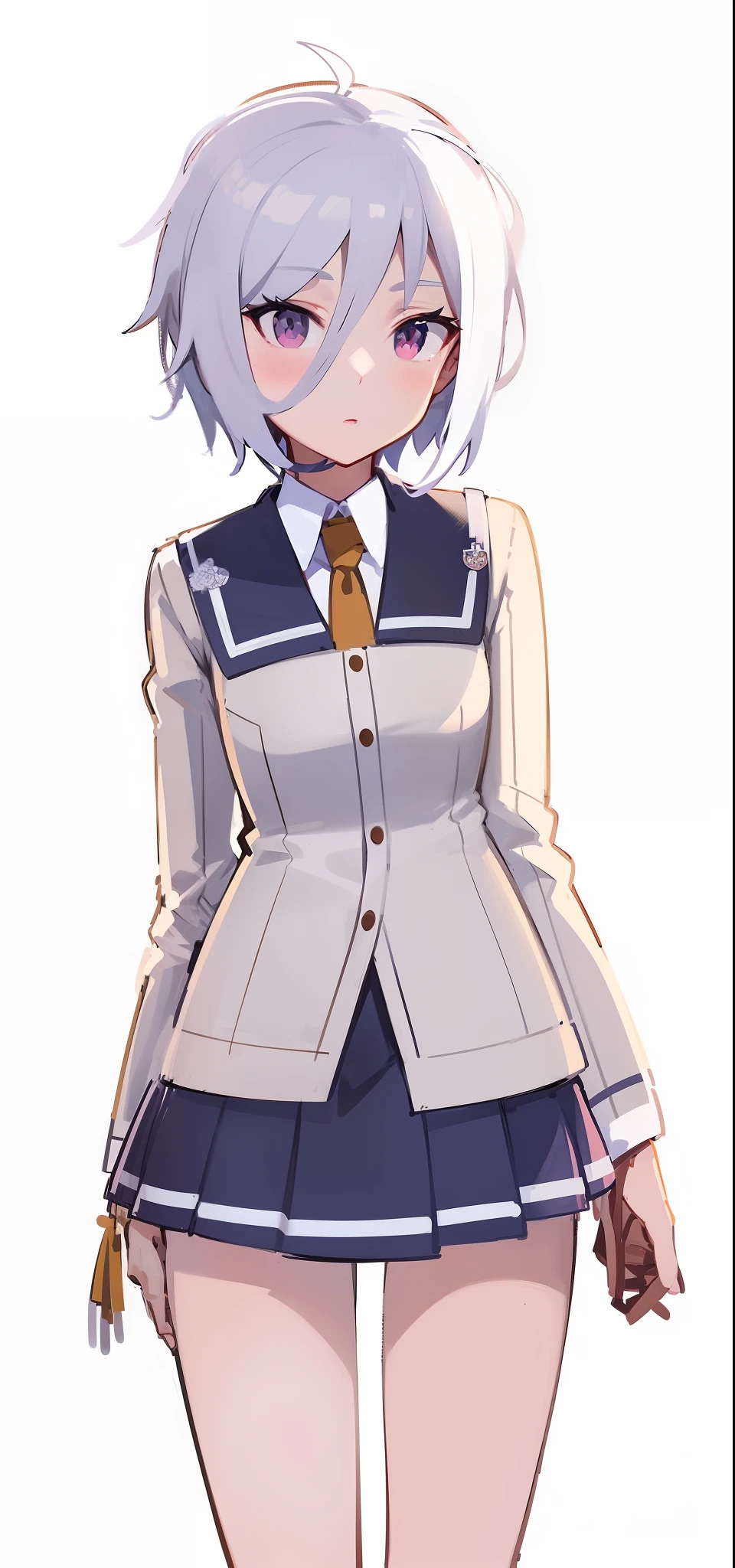 anime girl in a school uniform with a tie and a skirt, Magical school student uniform, JK school uniform, magic school uniform, seifuku, fubuki, in school uniform, in school uniform, Yandere. Tall, school uniform, Kantai collection style, 2 d anime style, Anime moe art style, Female Student, Itomi Sayaka,