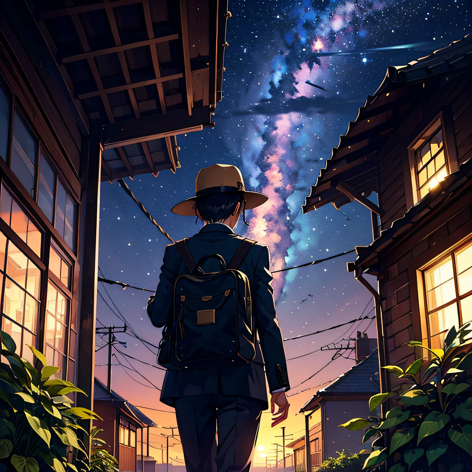 tmasterpiece,schoolboy,Back Shadow,starrysky,rainwater --auto