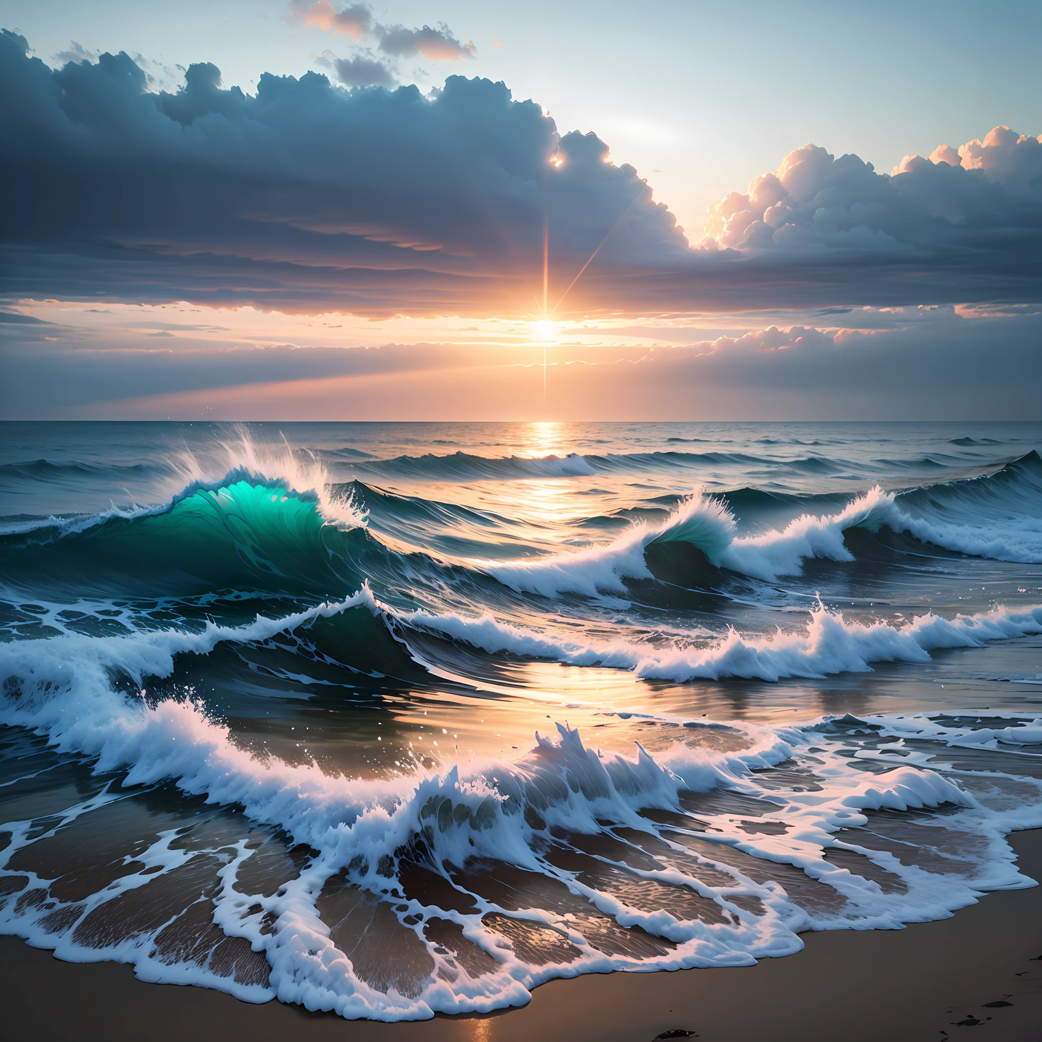 Tyndall effect sea --auto
