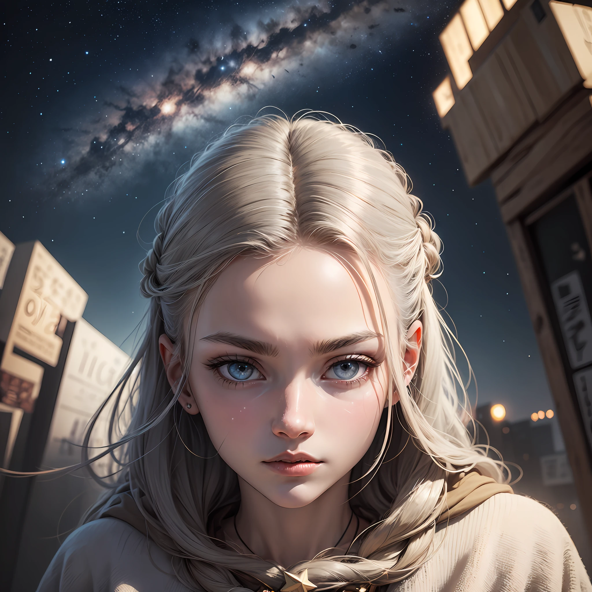 Cracked sky，Gray earth，Eyes full of stars --auto