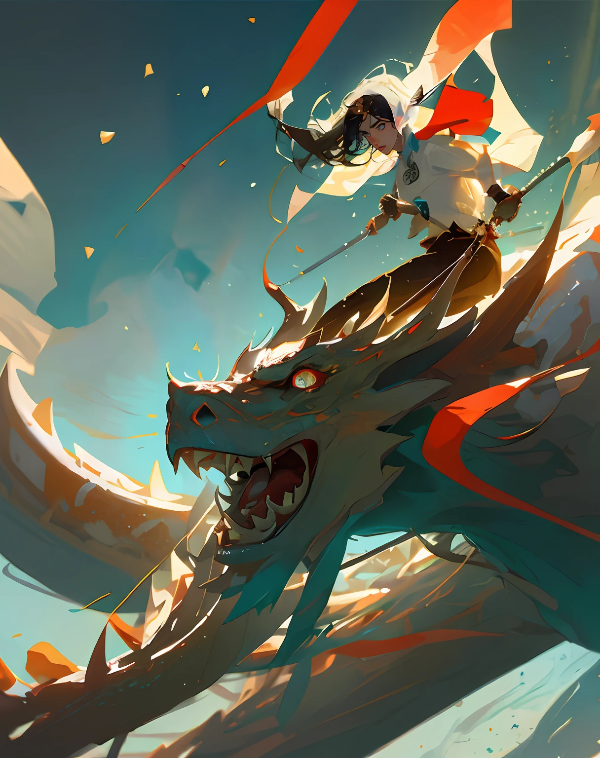 Dragon Riding Boy