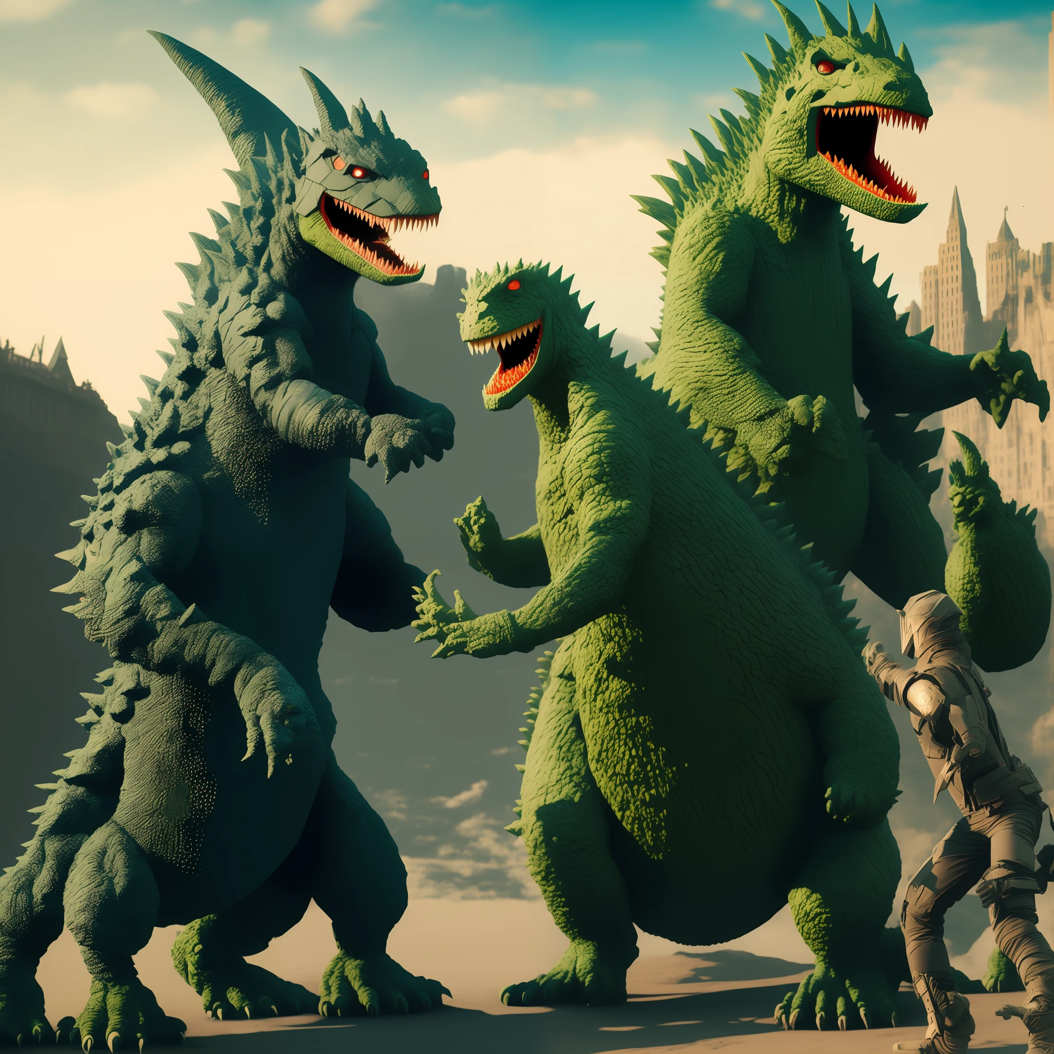 Digga Ultraman vs. Godzilla