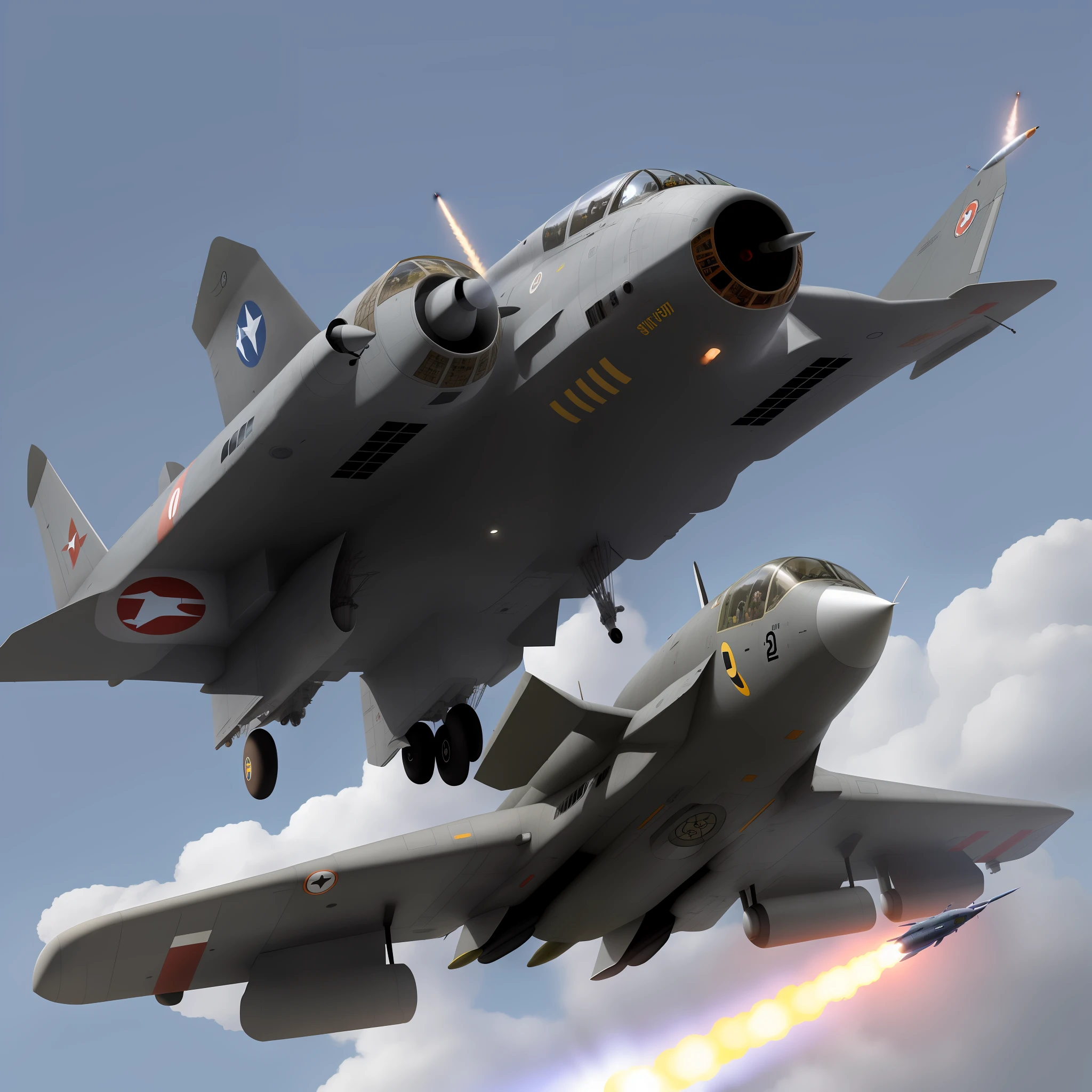 B2 Ghost bomber，Missile projection
