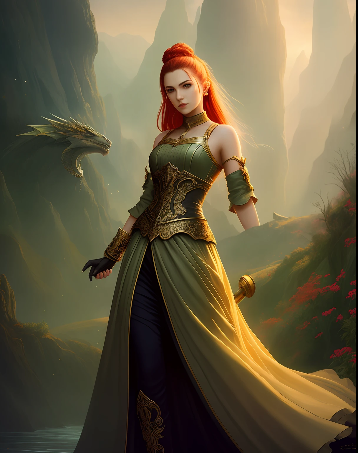 The heroine in Dragon Valley