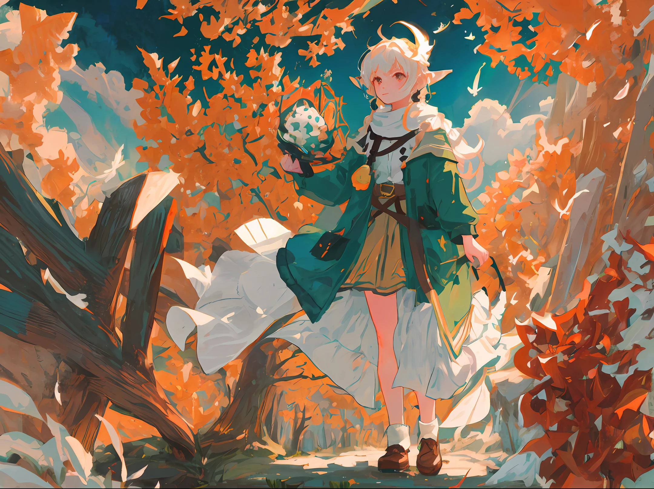 picking mushrooms