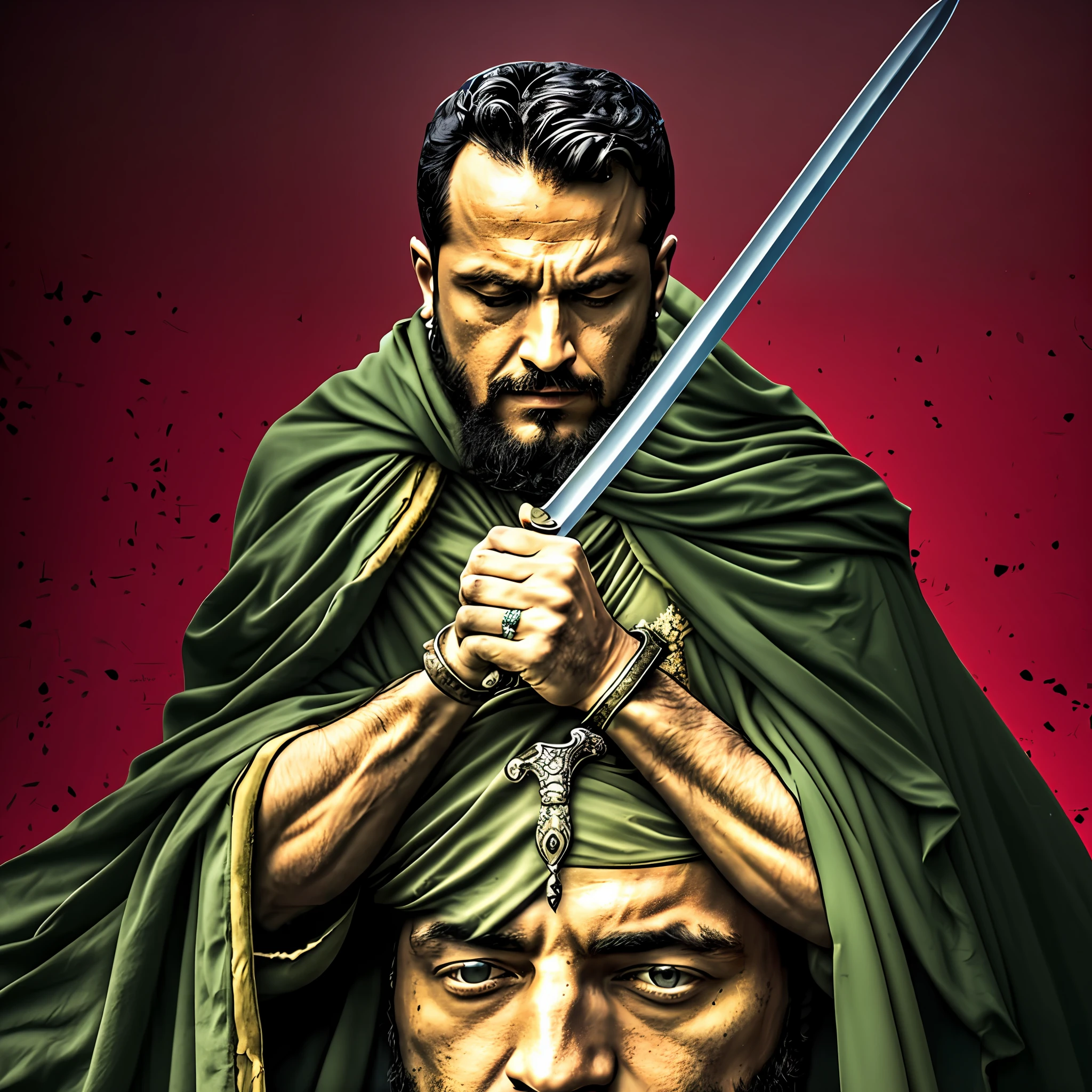 The man who lost his head carried a sword
