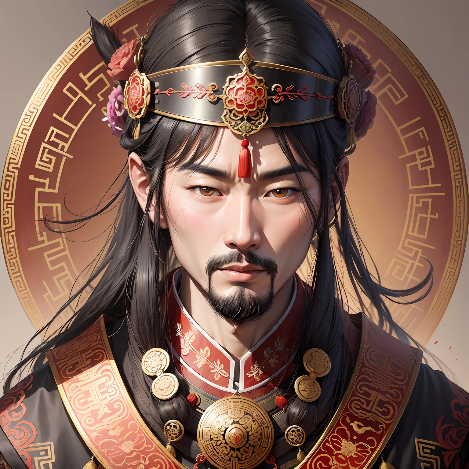 A handsome young Chinese,There is a middle head, Wearing the costume of Taoism in traditional Chinese culture, looking at the sky thoughtfully, surrealism, Sparkle, Ray tracing, hyper HD, Masterpiece, ccurate, Textured skin, Super detail, High details, High quality, Award-Awarded, Best quality, A high resolution, 4K --auto
