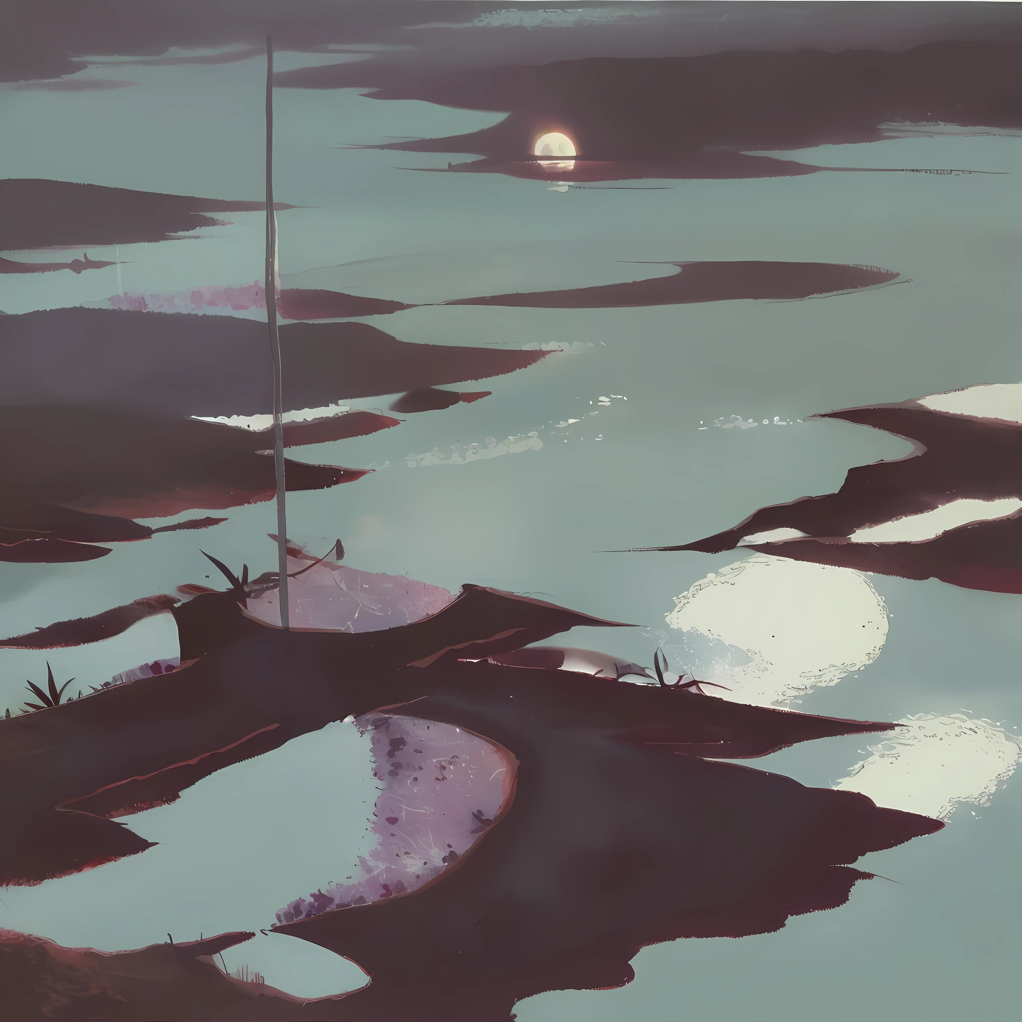 Shiitono Lakeside Moon Reflection Jade Foot