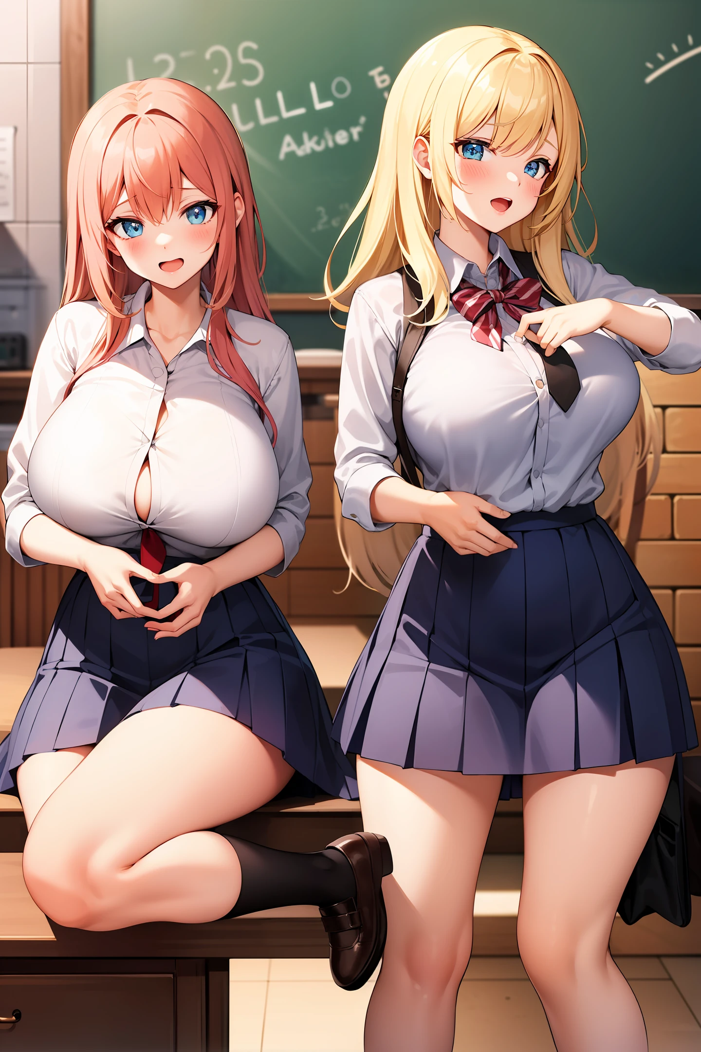 schoolgirls,adolable,Two-dimensional,high qulity,nakeness,huge tit,With long blonde hair,masturbation