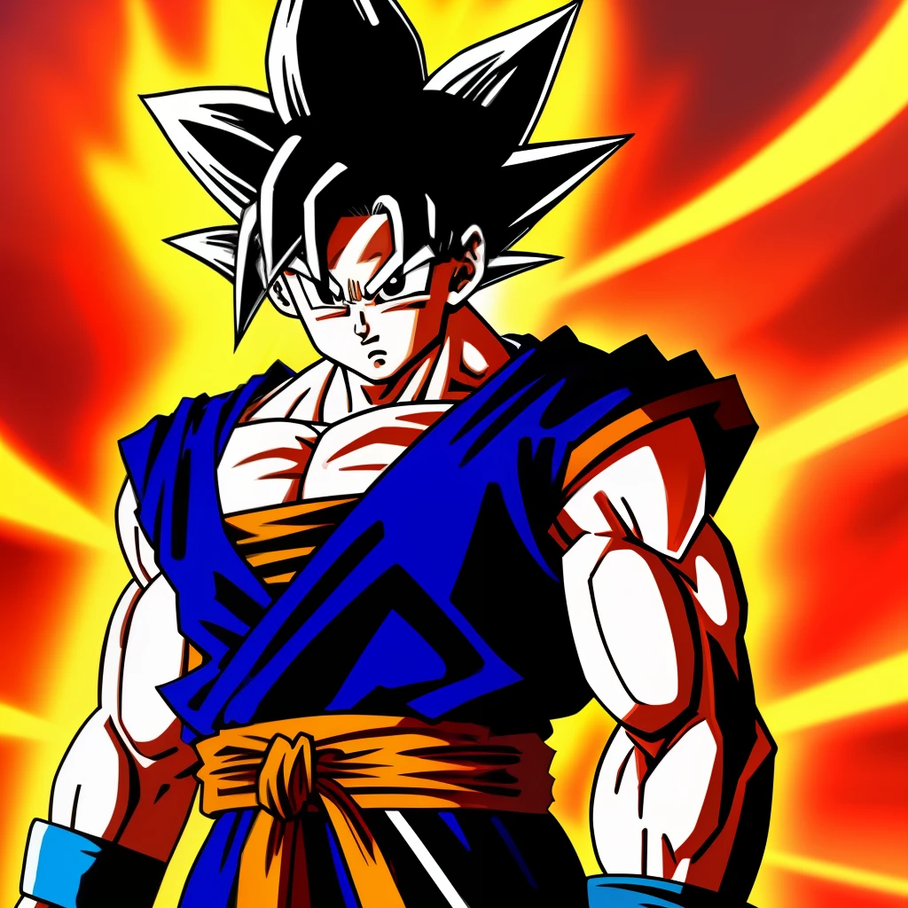 In Dragon Ball, Goku is at ease