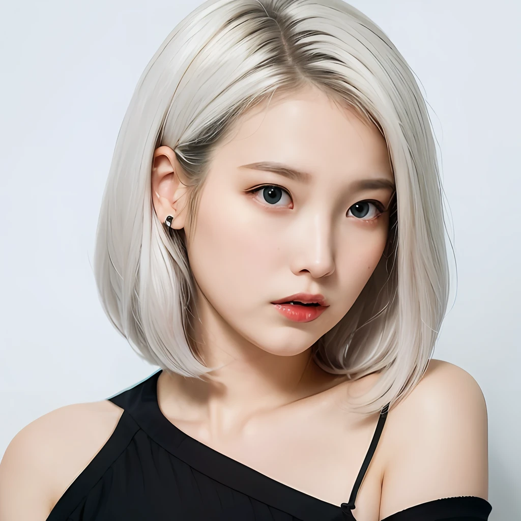 white color hair