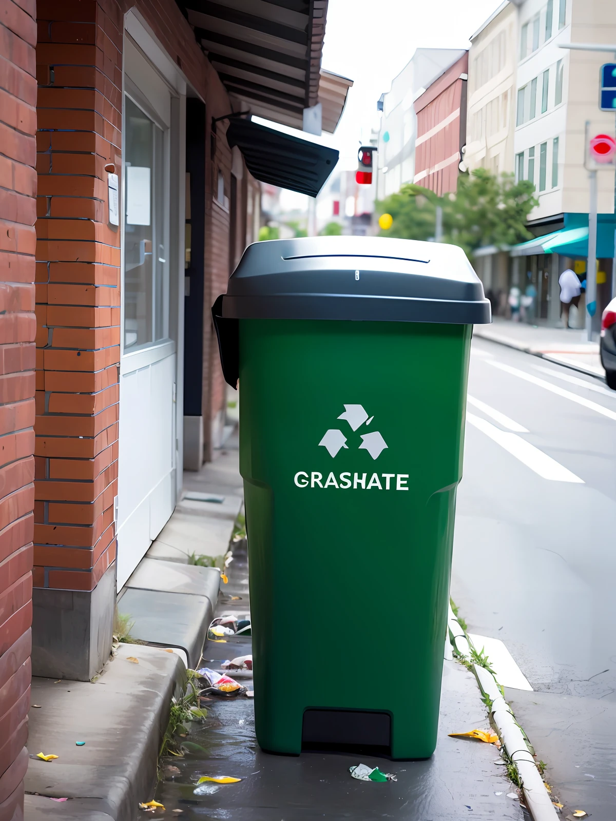 Robot Smart garbage sorting trash can