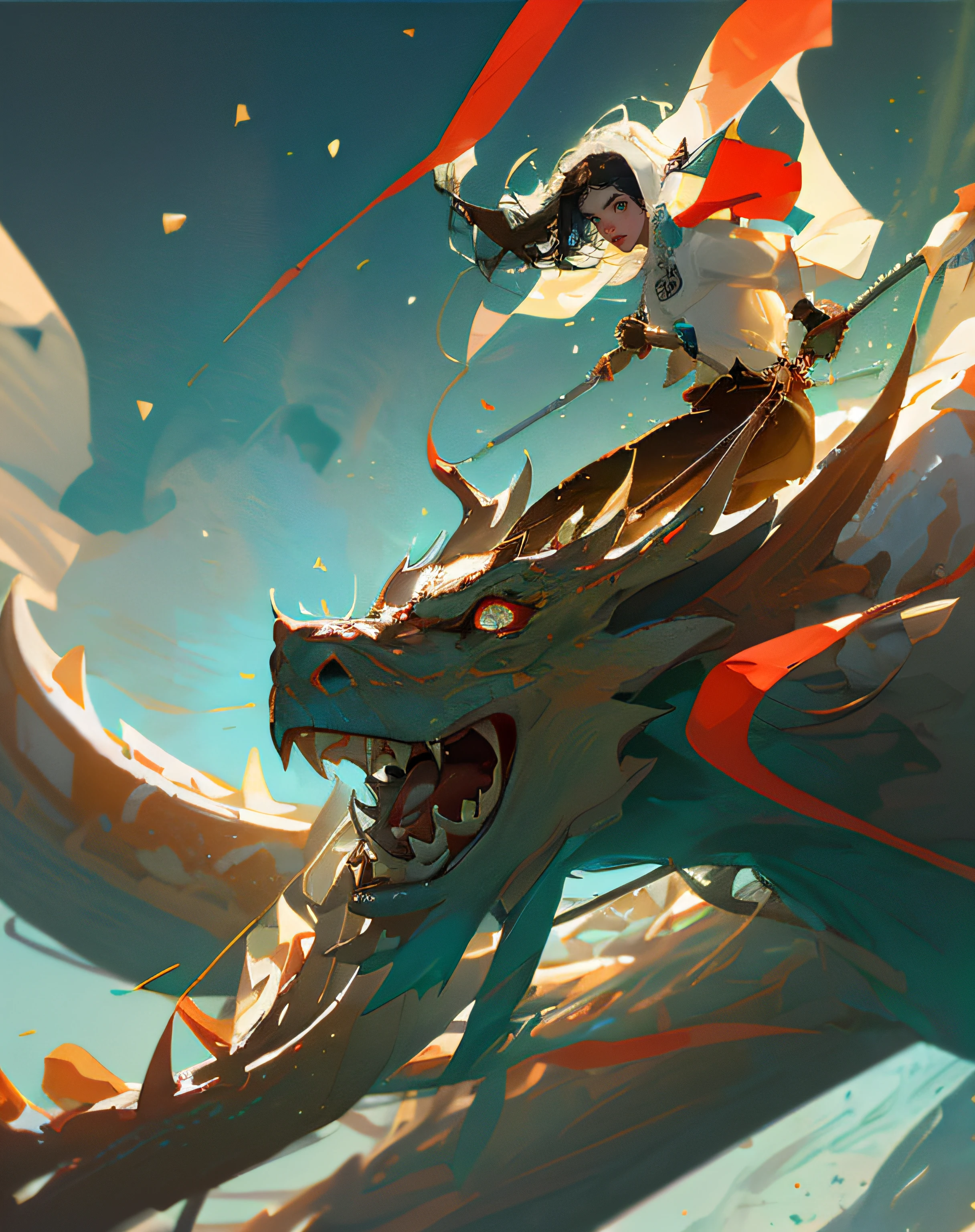 Dragon Riding Boy