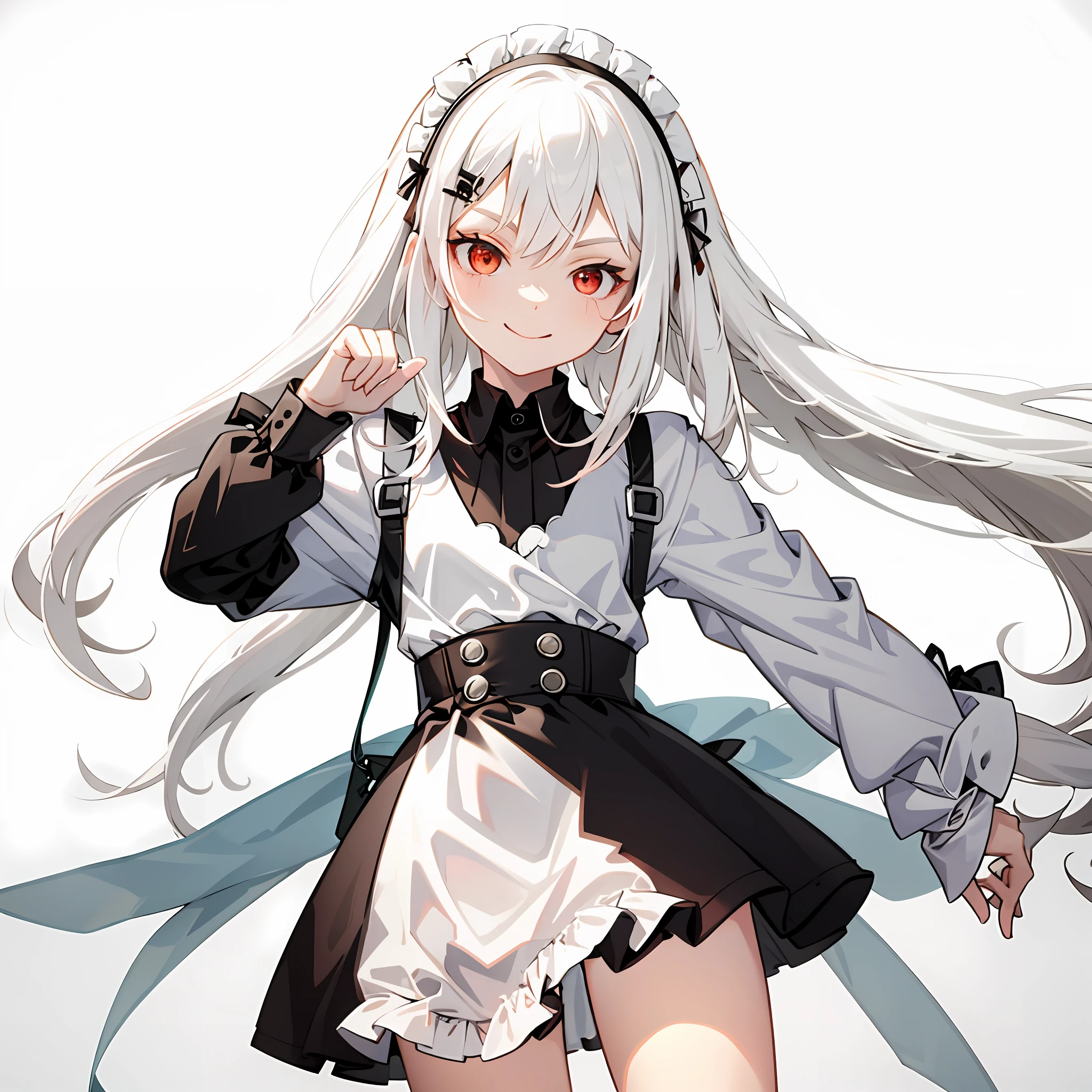White-haired girl