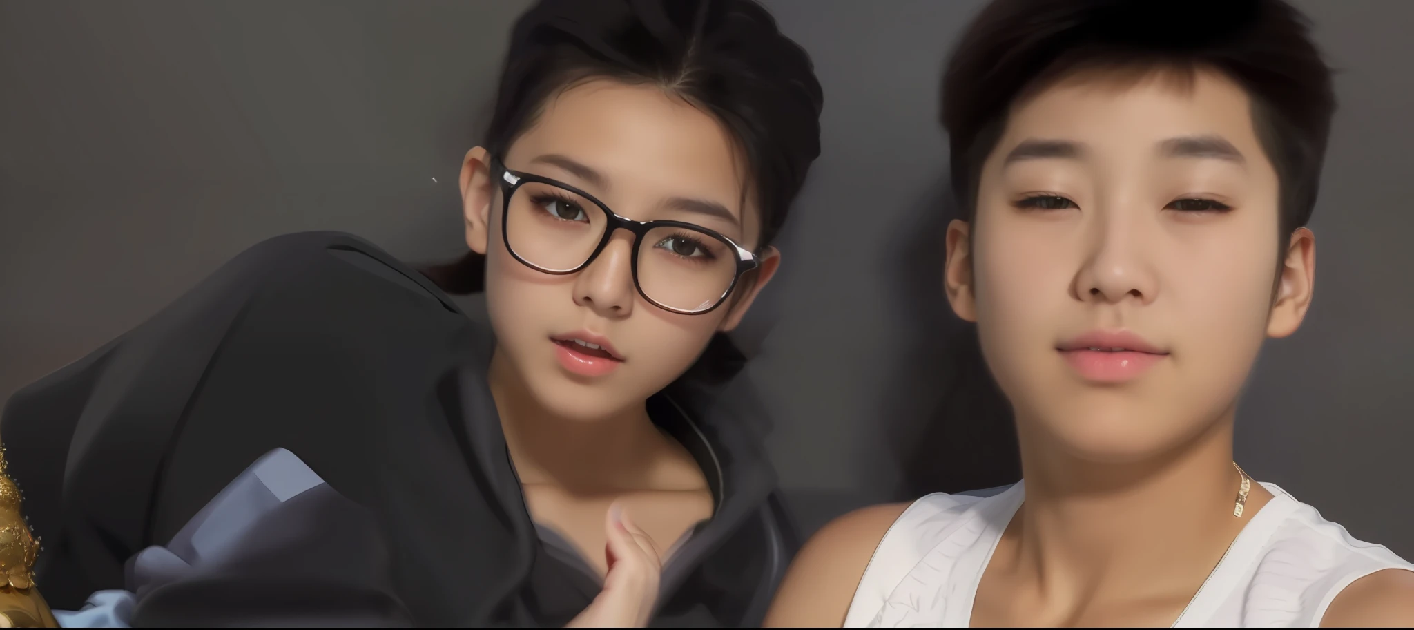 offcial art, Unity 8k壁紙,, high high quality, big breasts beautiful, tmasterpiece, Best quality at best, ,(puss), hugs, 𝓡𝓸𝓶𝓪𝓷𝓽𝓲𝓬, Loves, fanciful,adolable,teens girl,high school senior