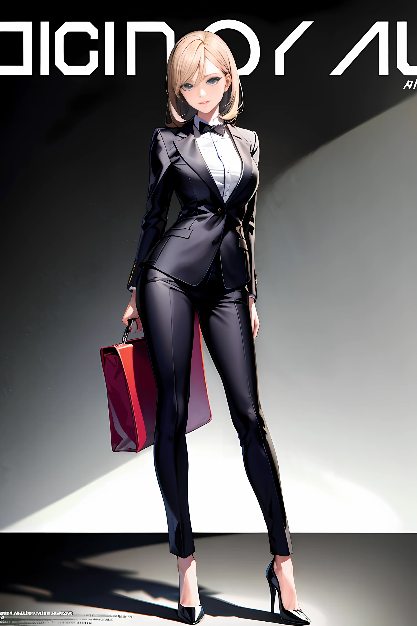 Suit thug woman Gatling
