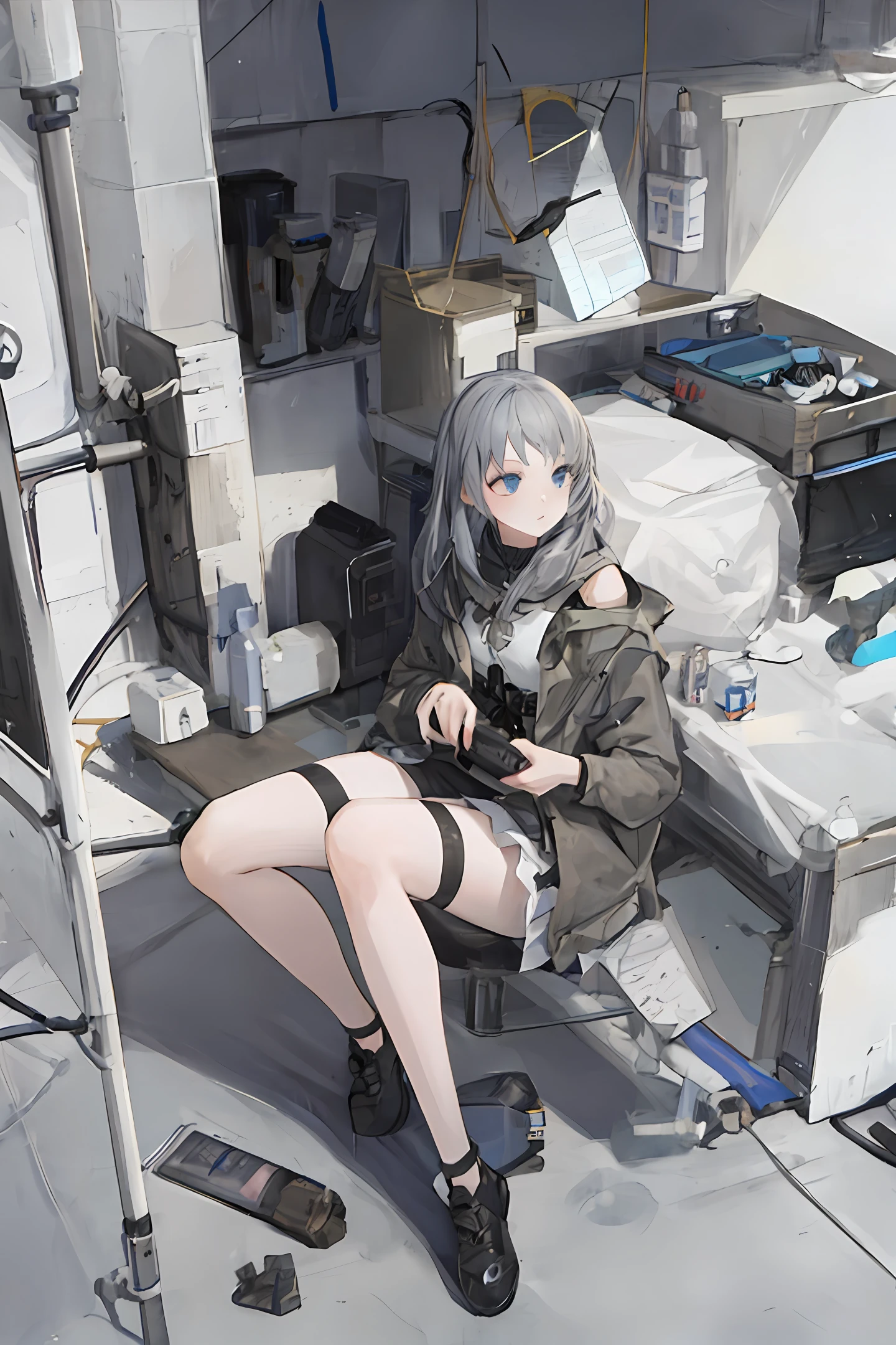 Gray legs