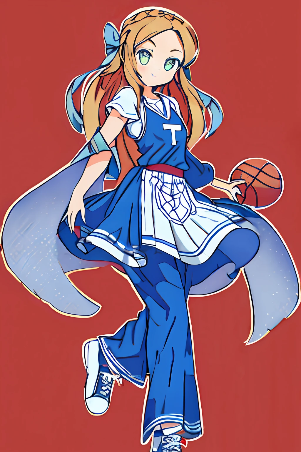 Basketball girl clothes transparent