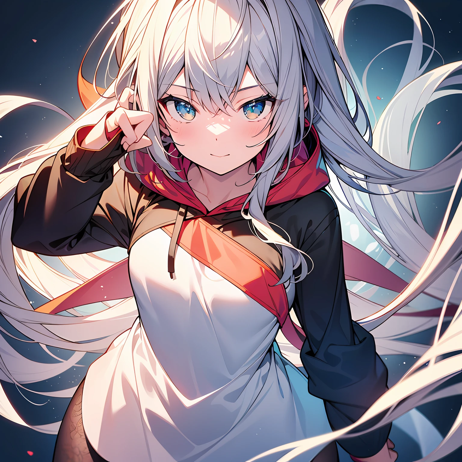 White-haired girl,比基尼,Strangle --auto