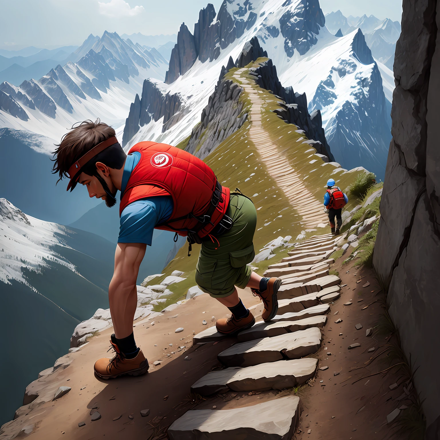 Work hard，Hit the workers，Always fighting，Have courage，Climb the peak，Shame and courage，Inspire others --auto