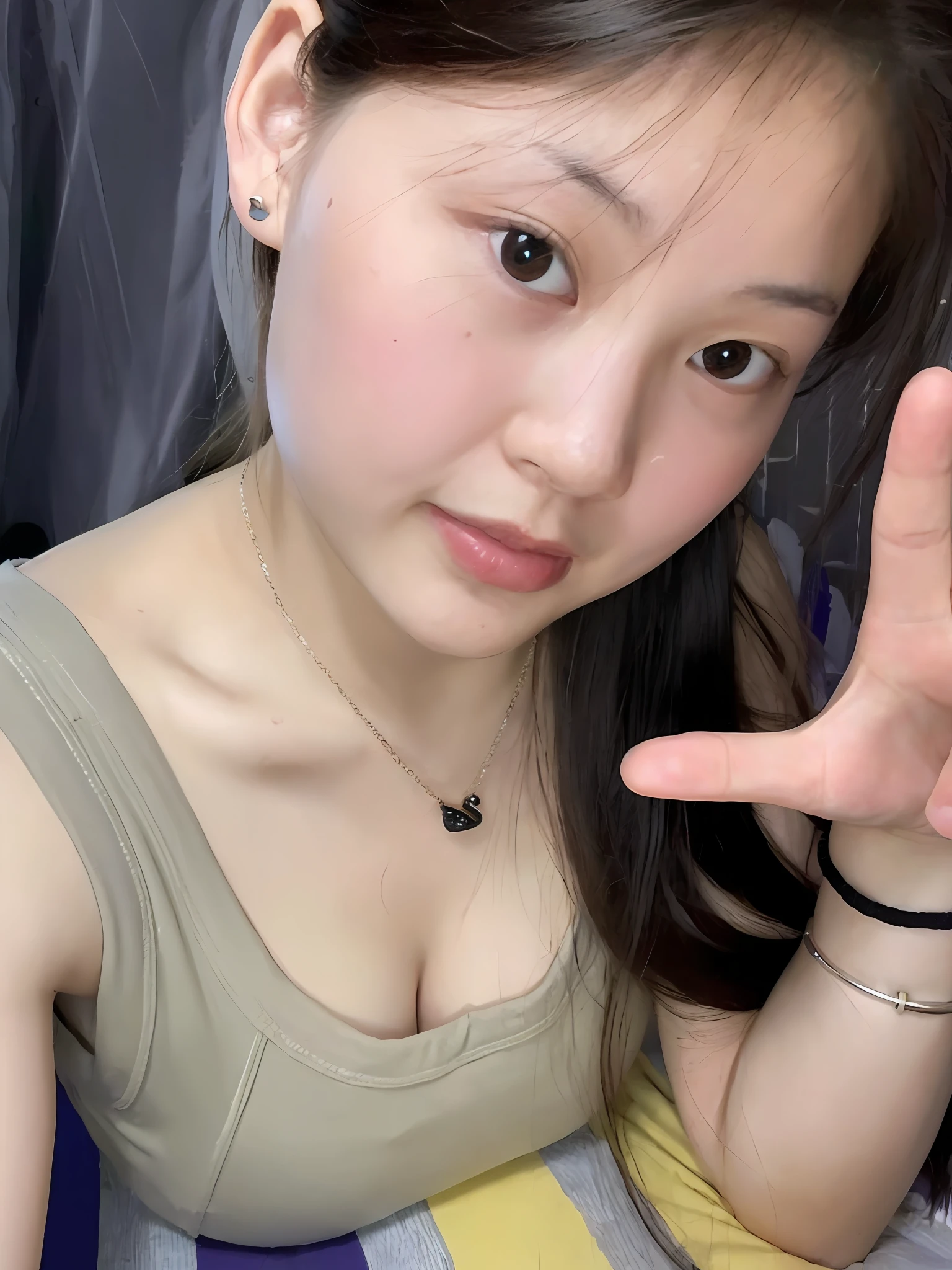 ((Realistic lighting, Best quality, 8K, Masterpiece: 1.3)), Clear focus: 1.2, 1girl, Perfect body beauty: 1.4, Slim abs: 1.1, ((Red hair, Milk: 1.3)), cowgirl pose, (Outdoor, daytime: 1.1), Country street, Super fine face, fine eyes, double eyelids, curly hair, fair skin, Big breasts, random color clothes